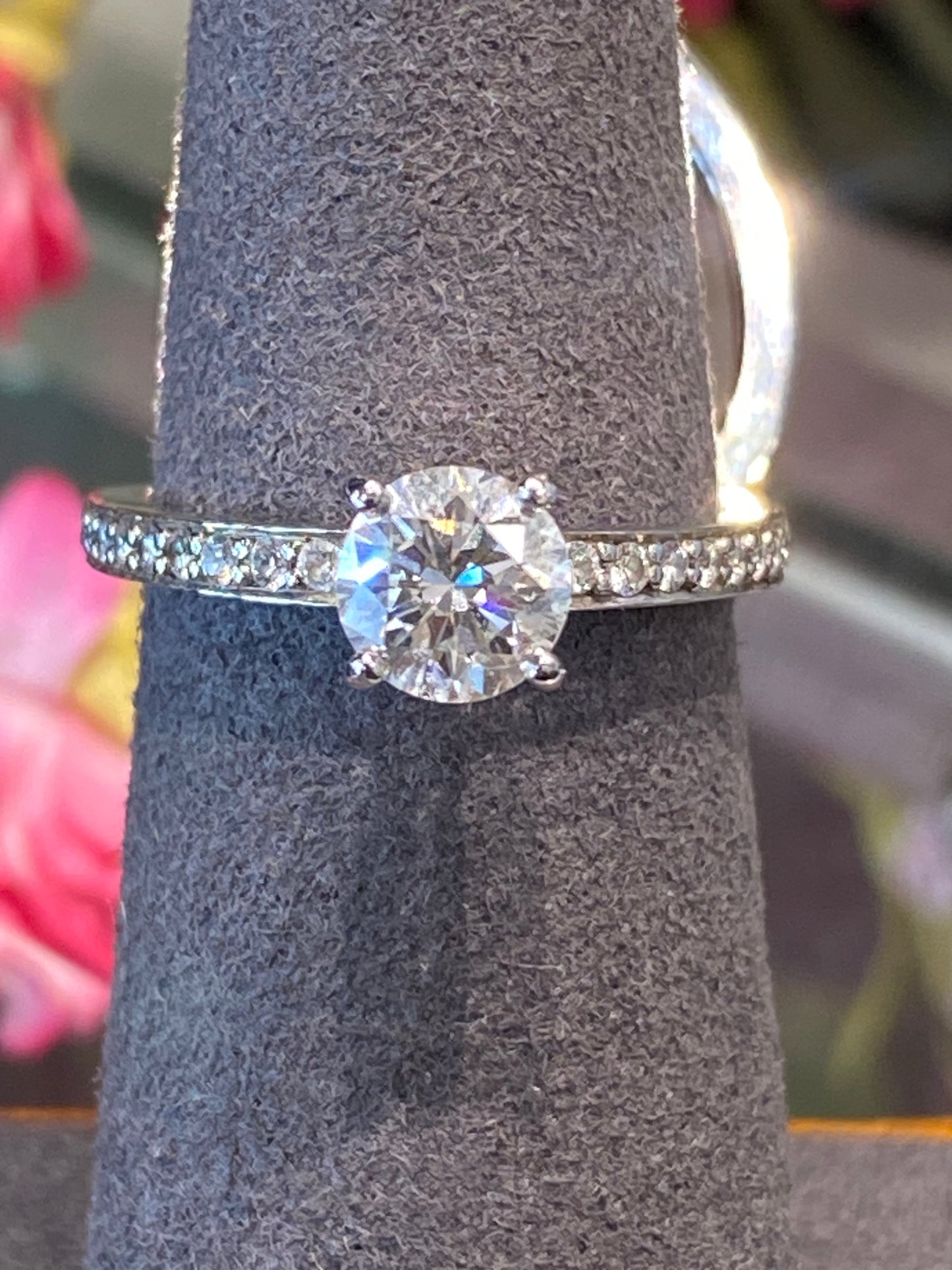 18k White Gold Diamond Wedding Set