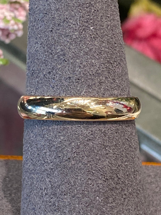 10k Yellow Gold Plain Band
