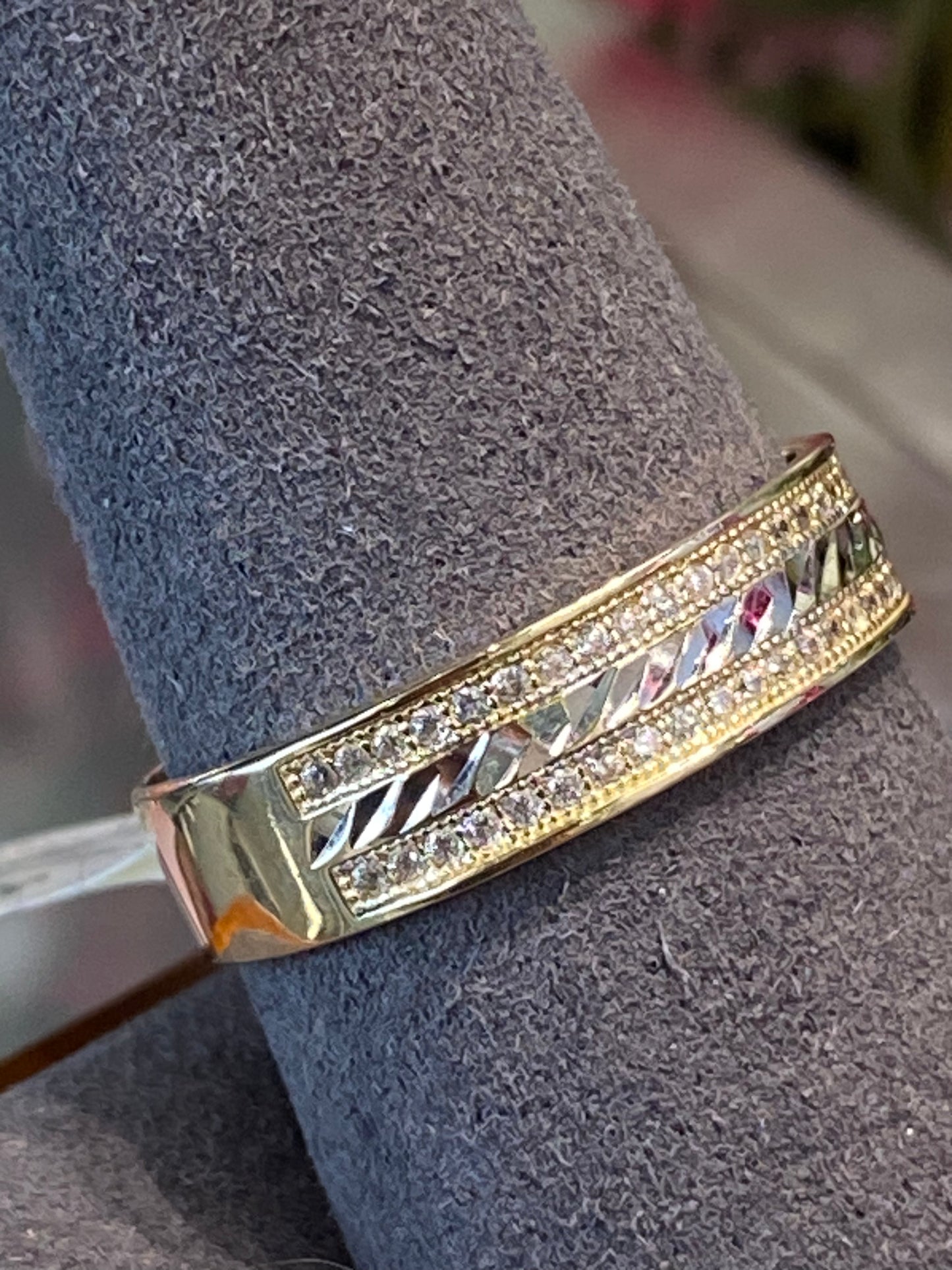 14k Two Tone Band