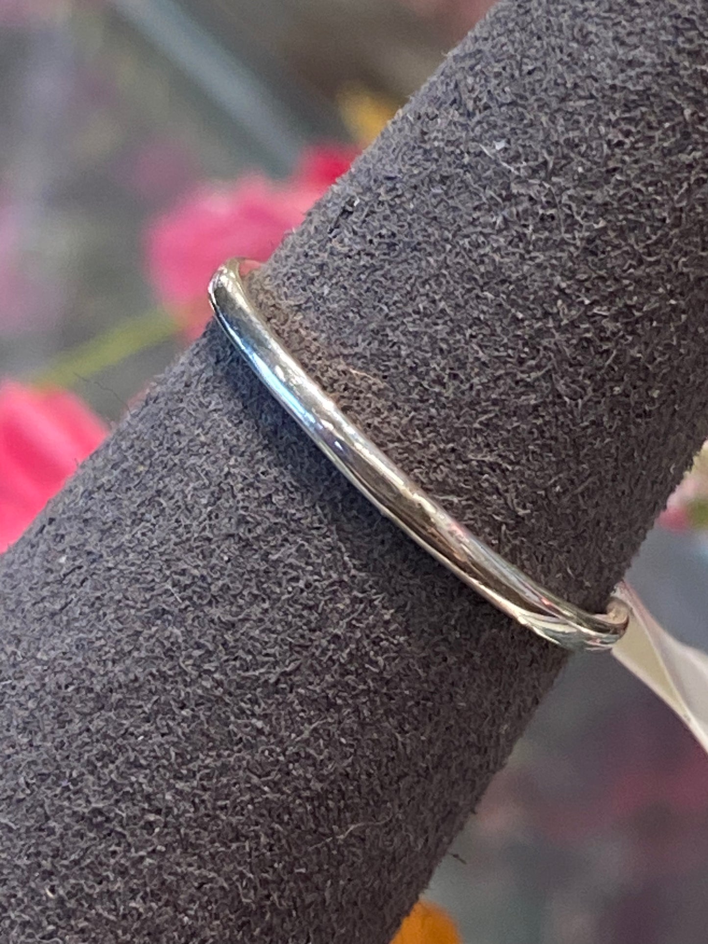 Silver Plain Thin Band