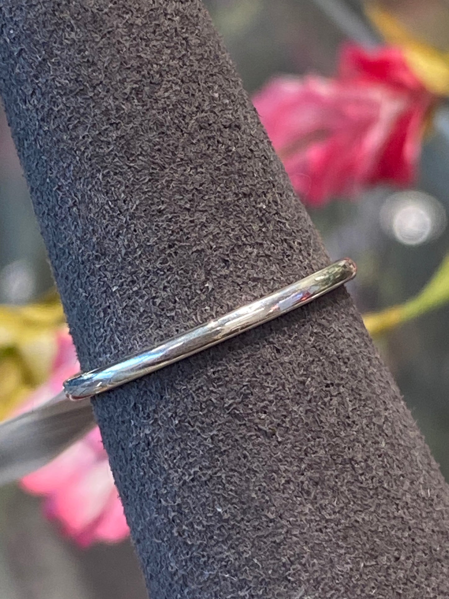 Silver Plain Thin Band