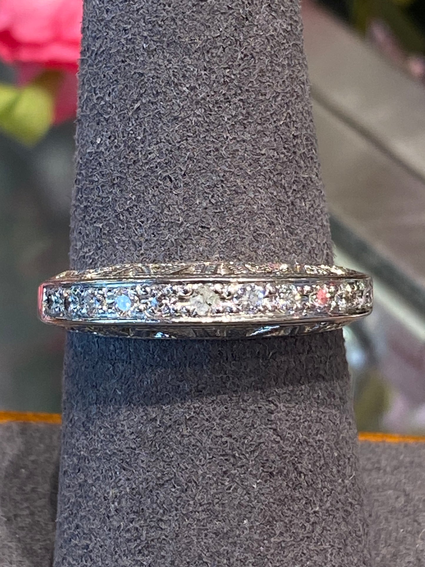 14k White Gold Diamond Wedding Set