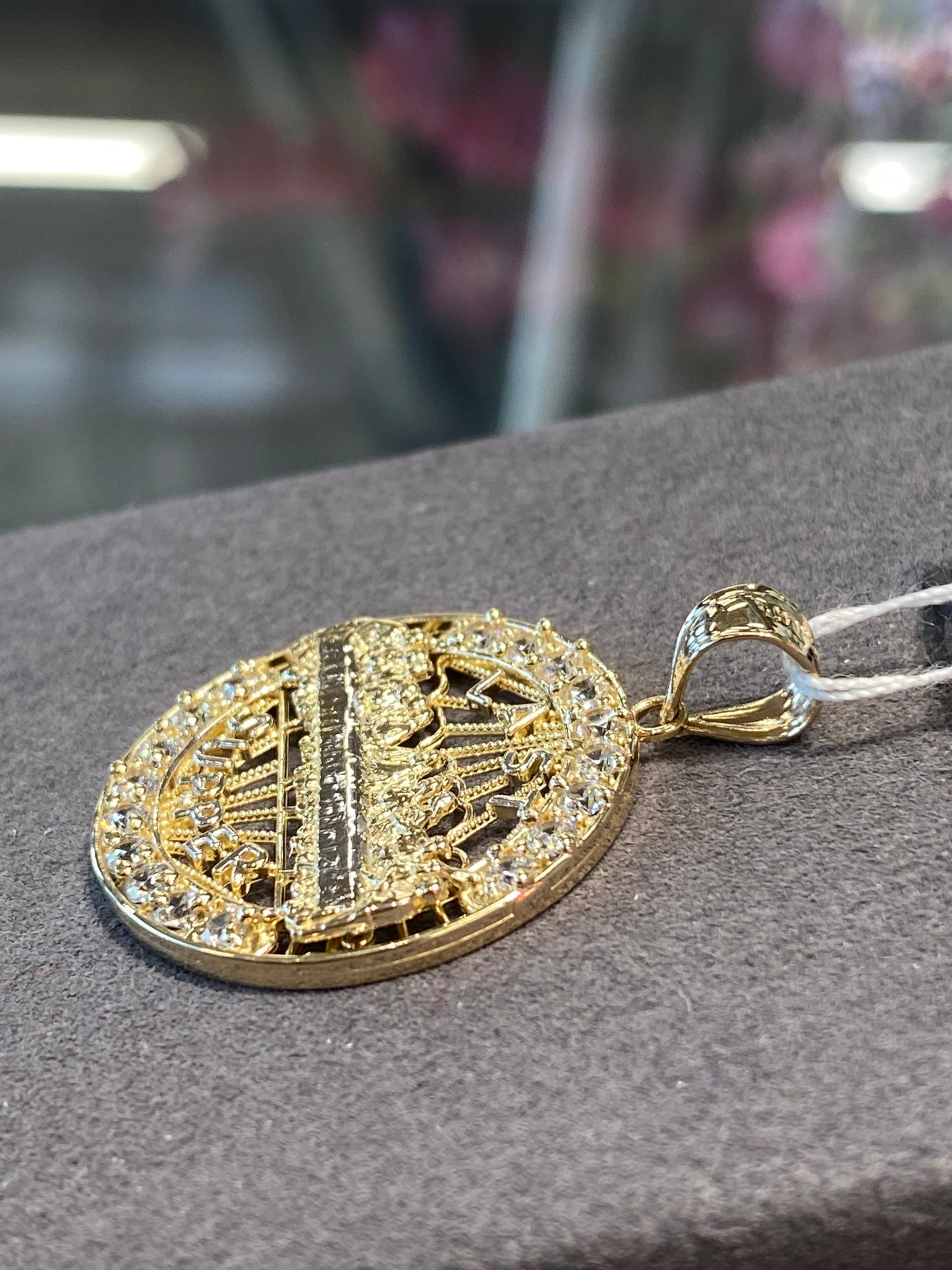 14k Two Tone Last Supper Pendant