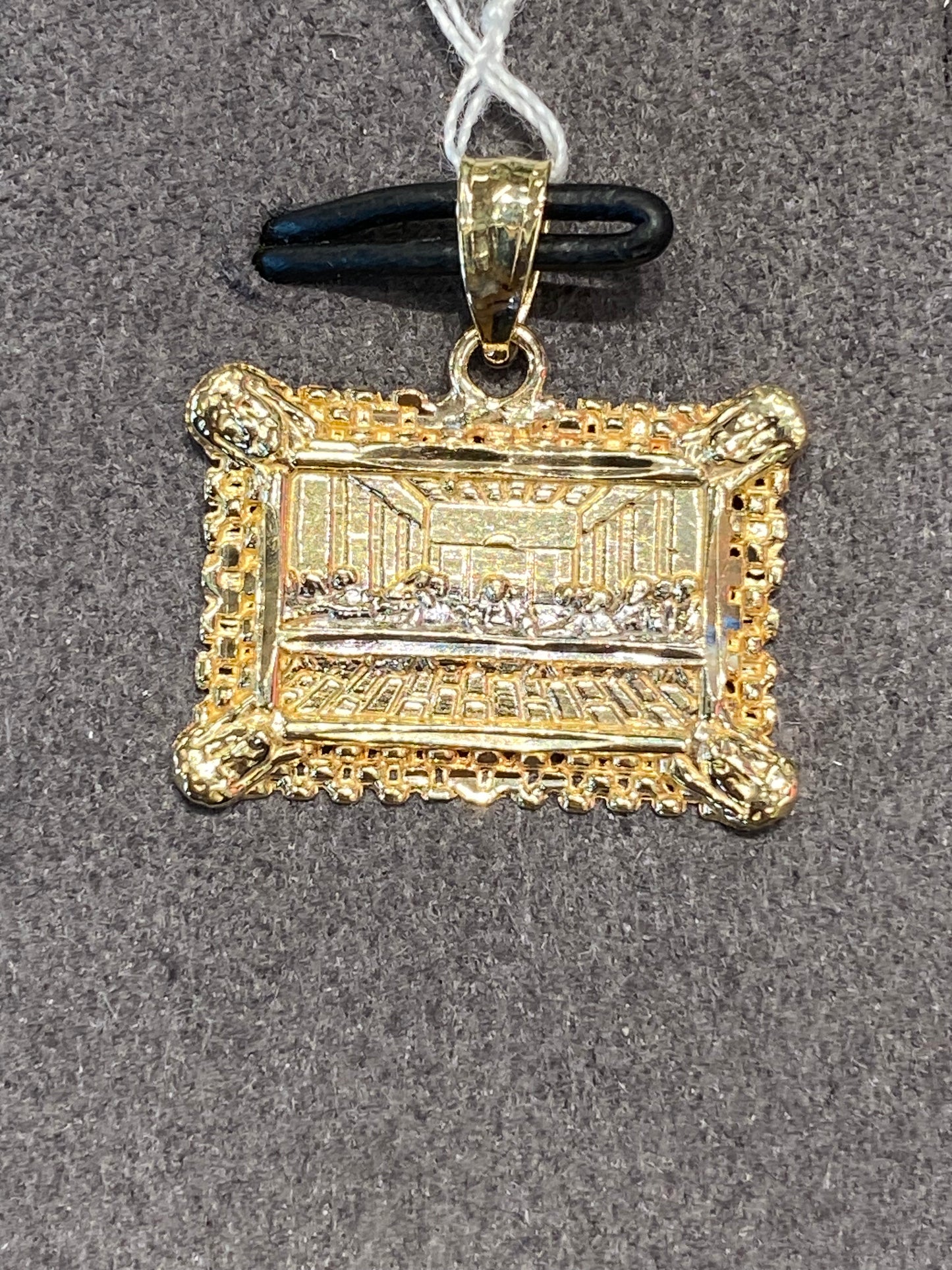10k Two Tone Last Supper Pendant