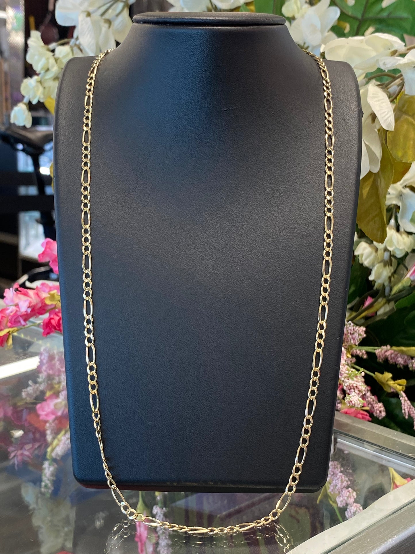 14k Yellow Gold Fígaro Chain