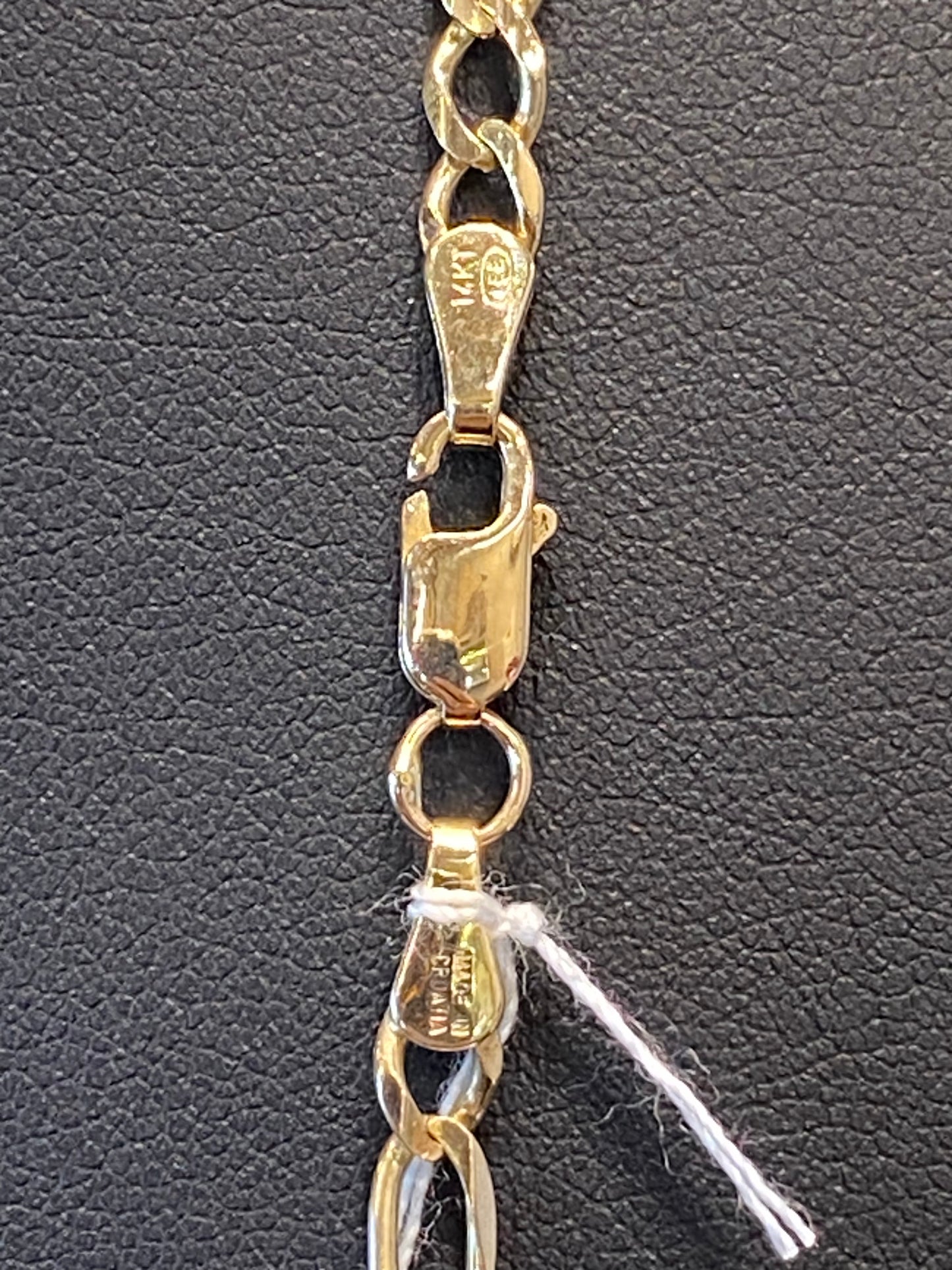 14k Yellow Gold Fígaro Chain