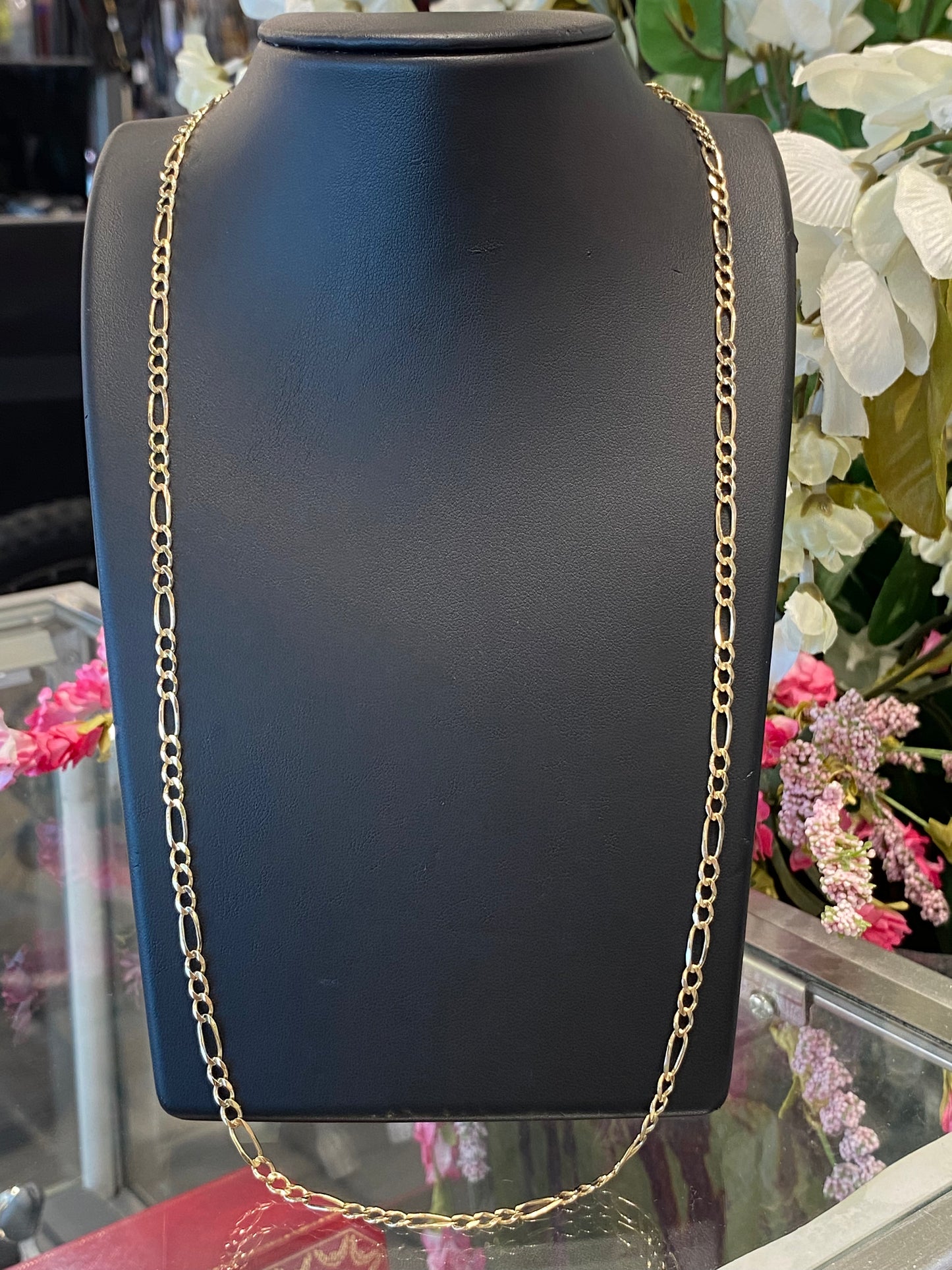 14k Yellow Gold Fígaro Chain
