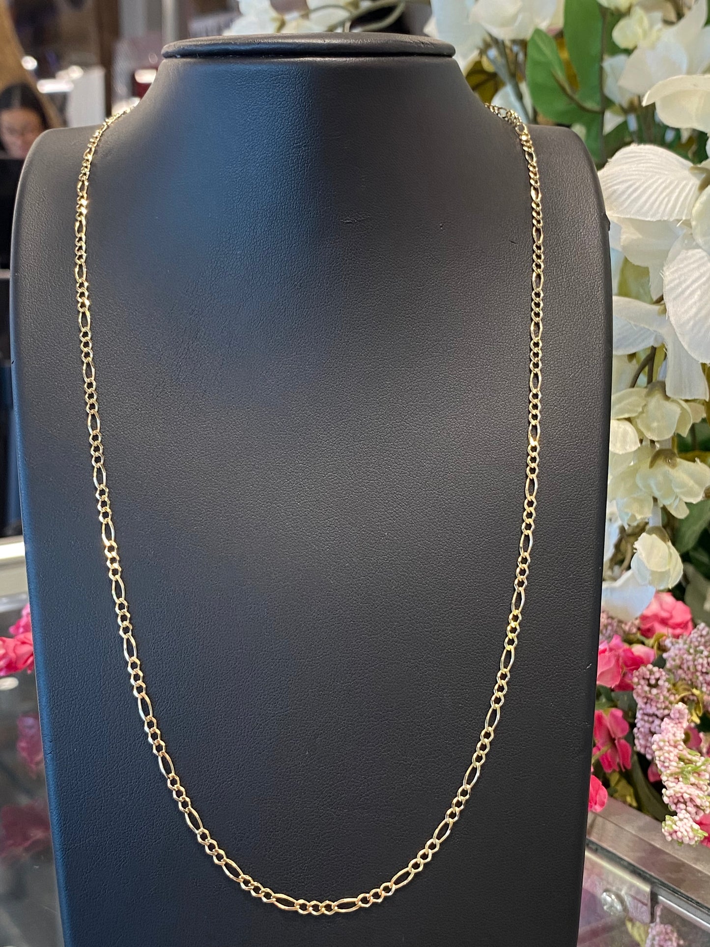 14k Yellow Gold Fígaro Chain