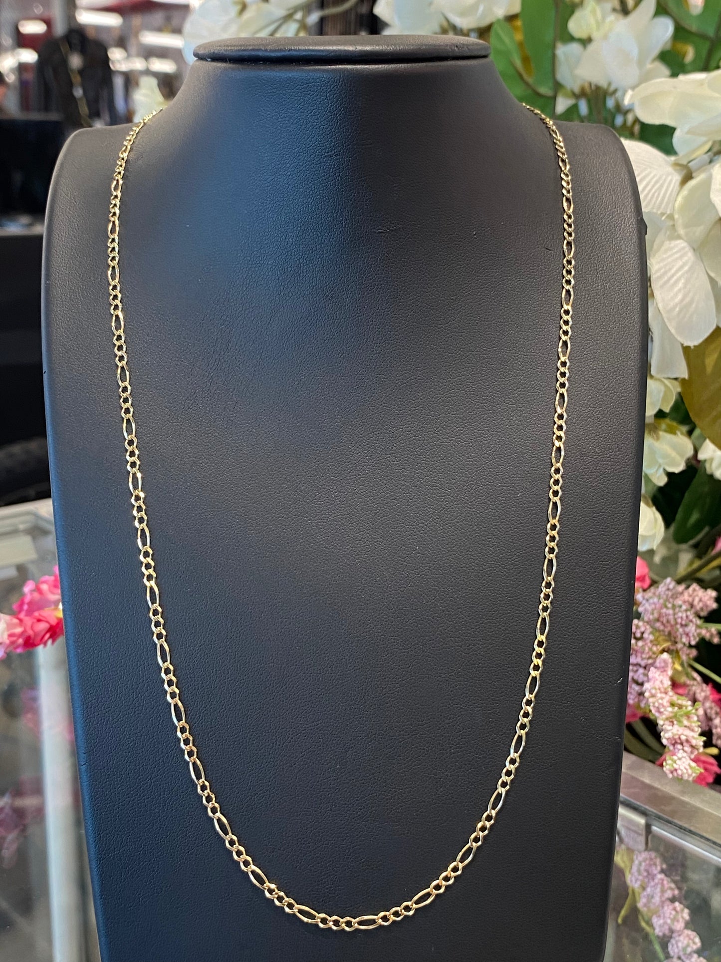 14k Yellow Gold Fígaro Chain