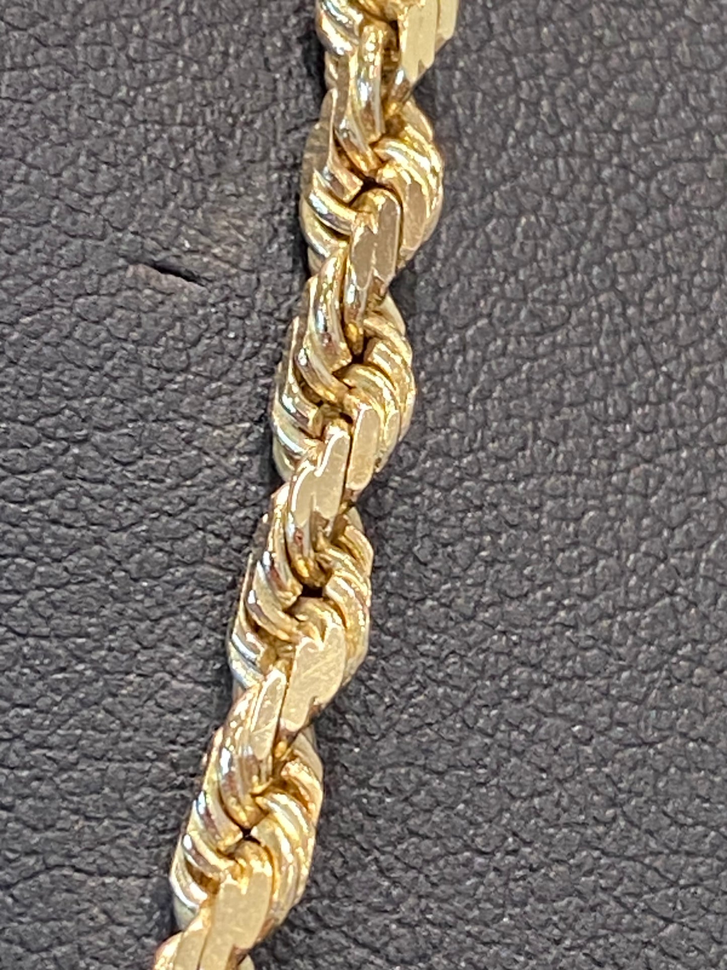 14k Yellow Gold Rope Chain