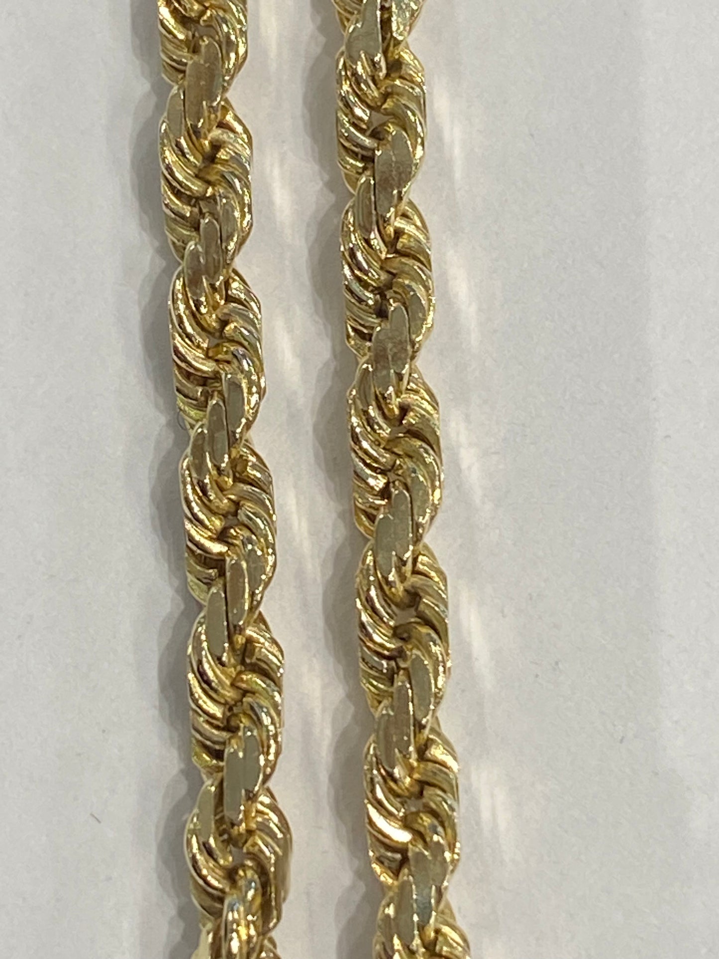 14k Yellow Gold Rope Chain