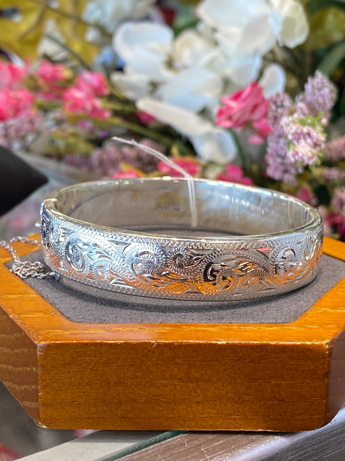 Silver Bangle Bracelet