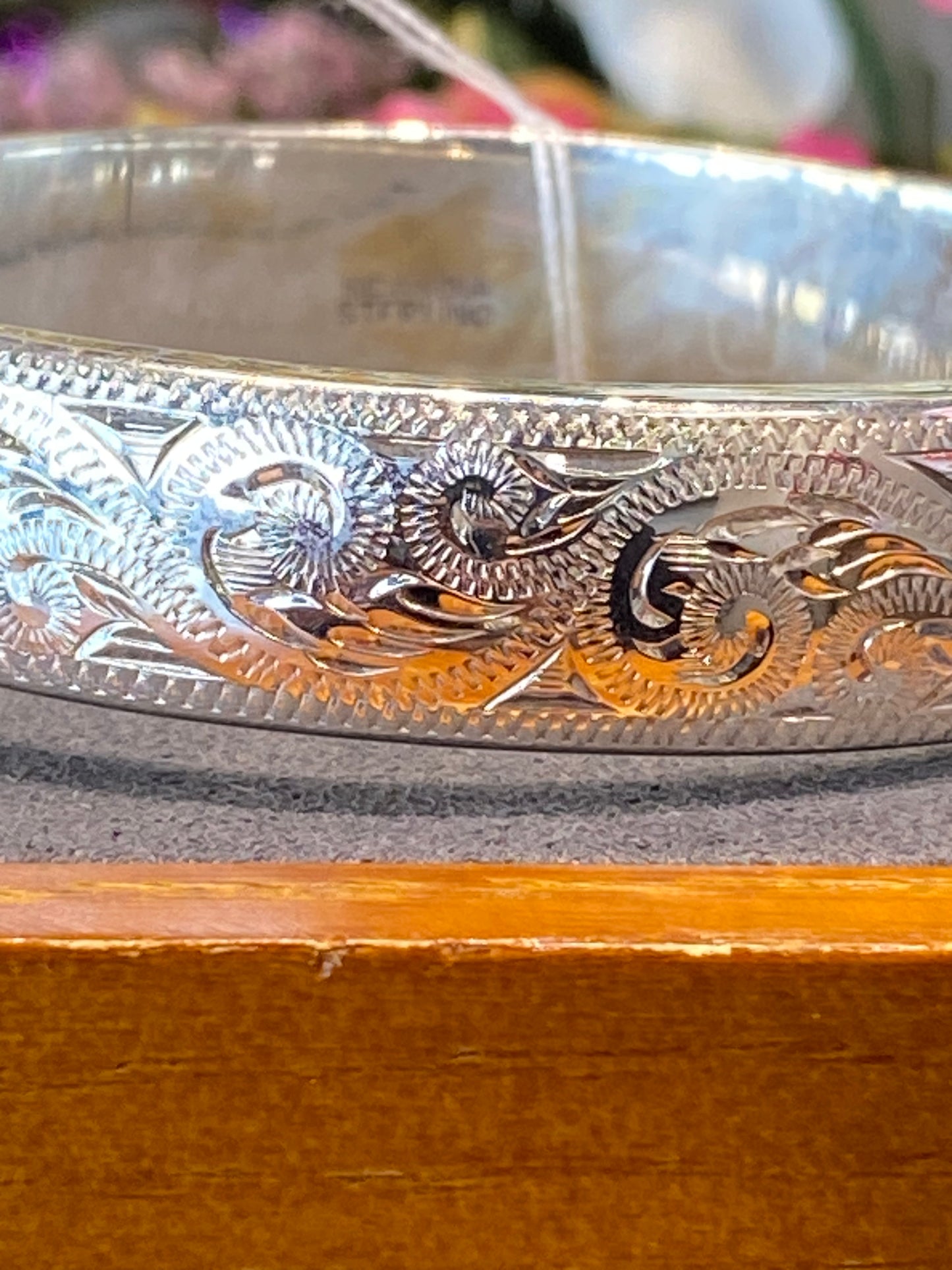 Silver Bangle Bracelet