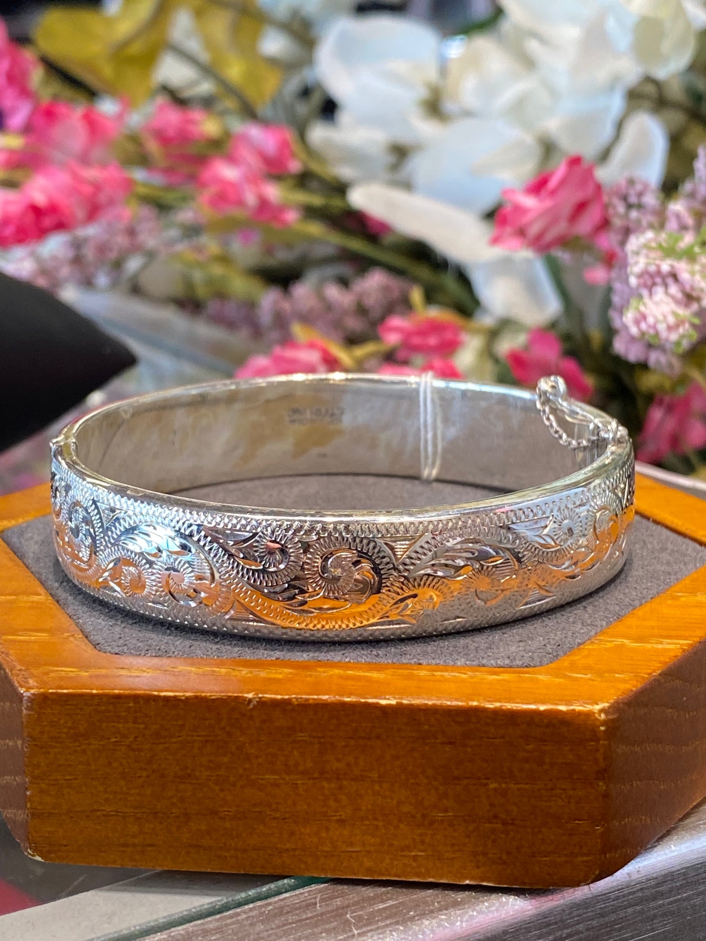 Silver Bangle Bracelet