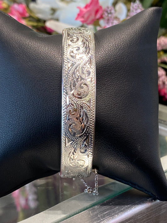 Silver Bangle Bracelet