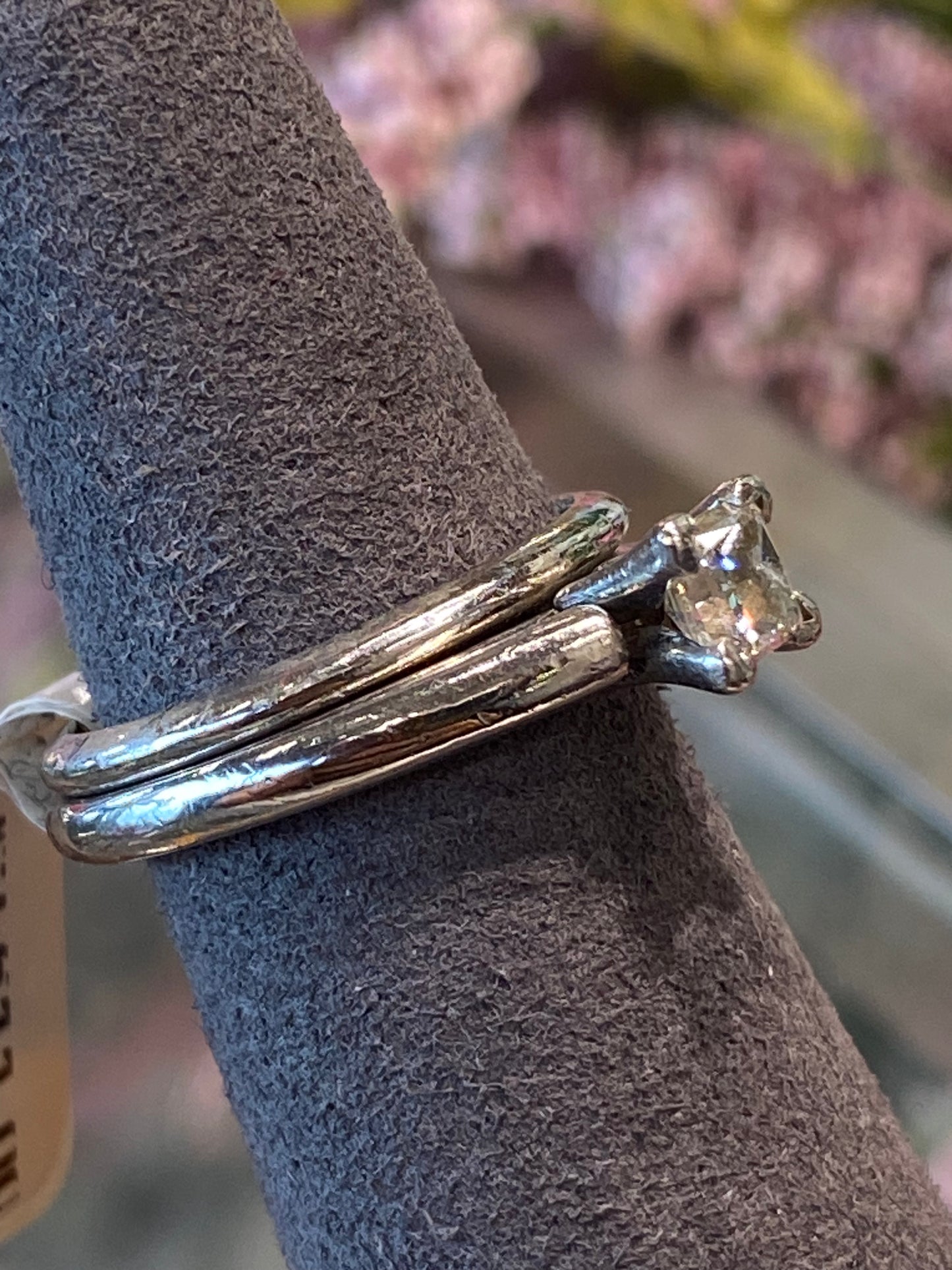 Platinum Diamond Wedding Set