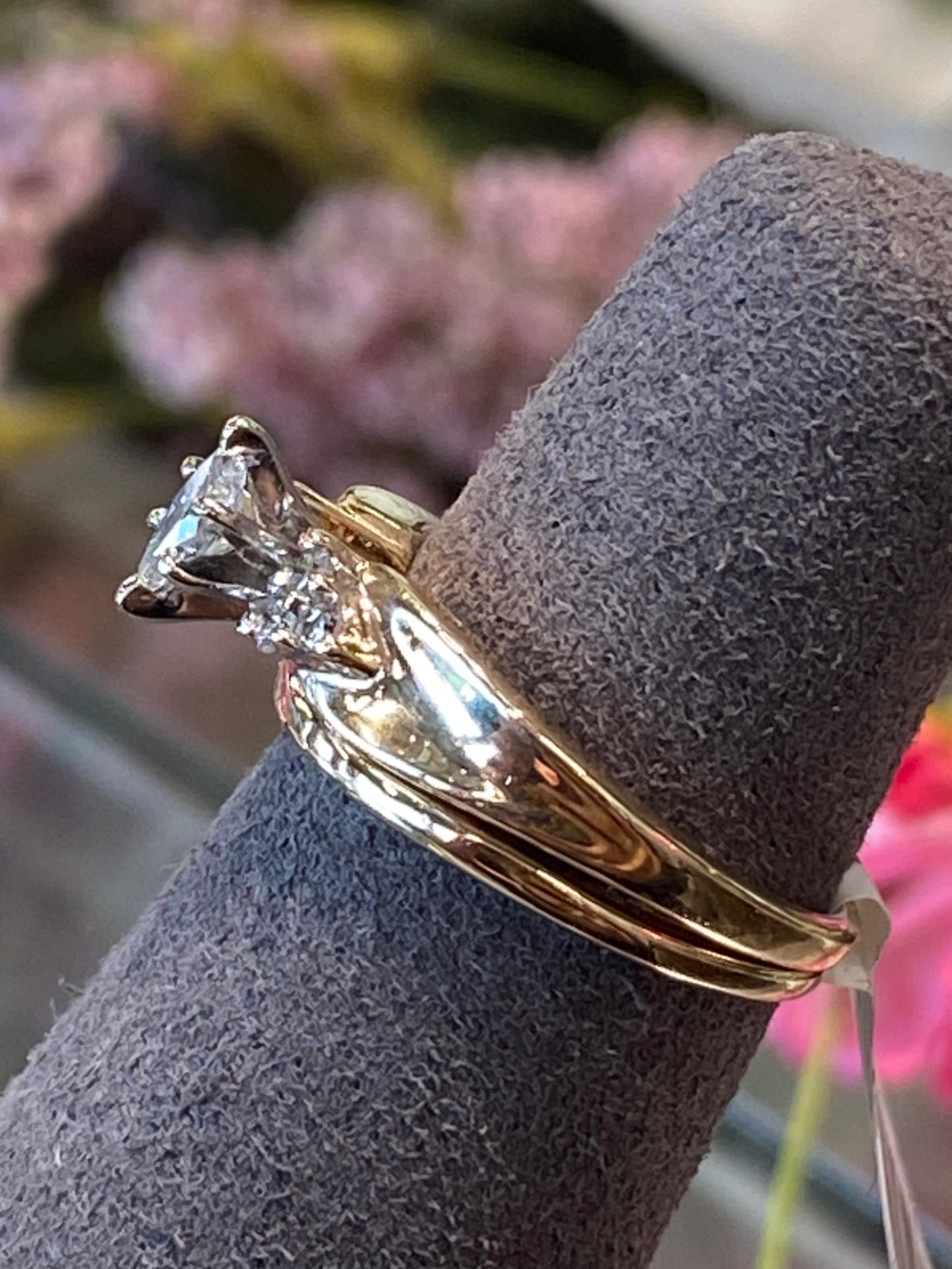 10k Yellow Gold Wedding Set