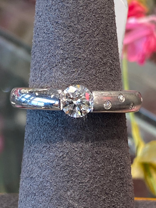 Platinum Lab Diamond Ring