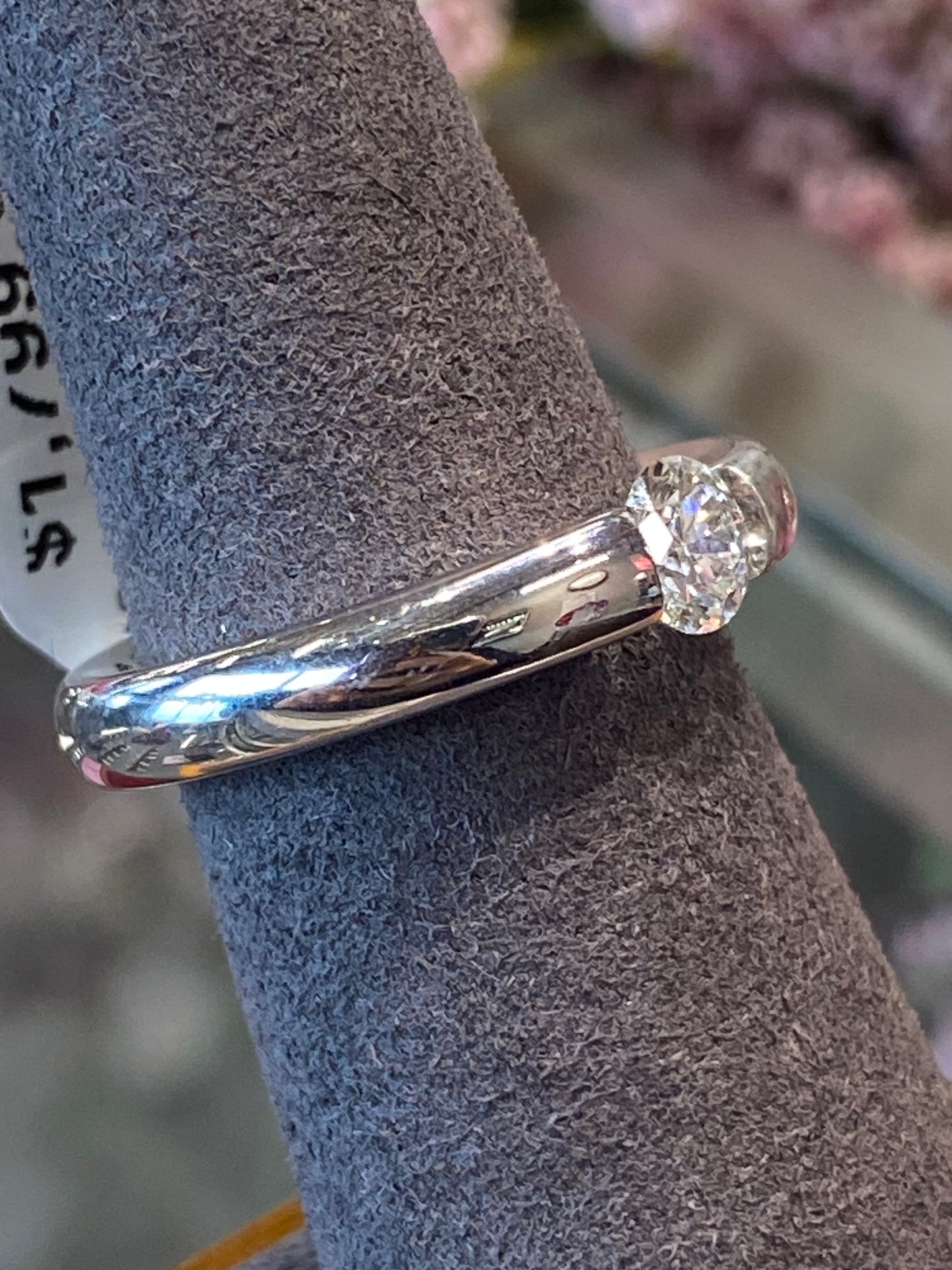 Platinum Lab Diamond Ring