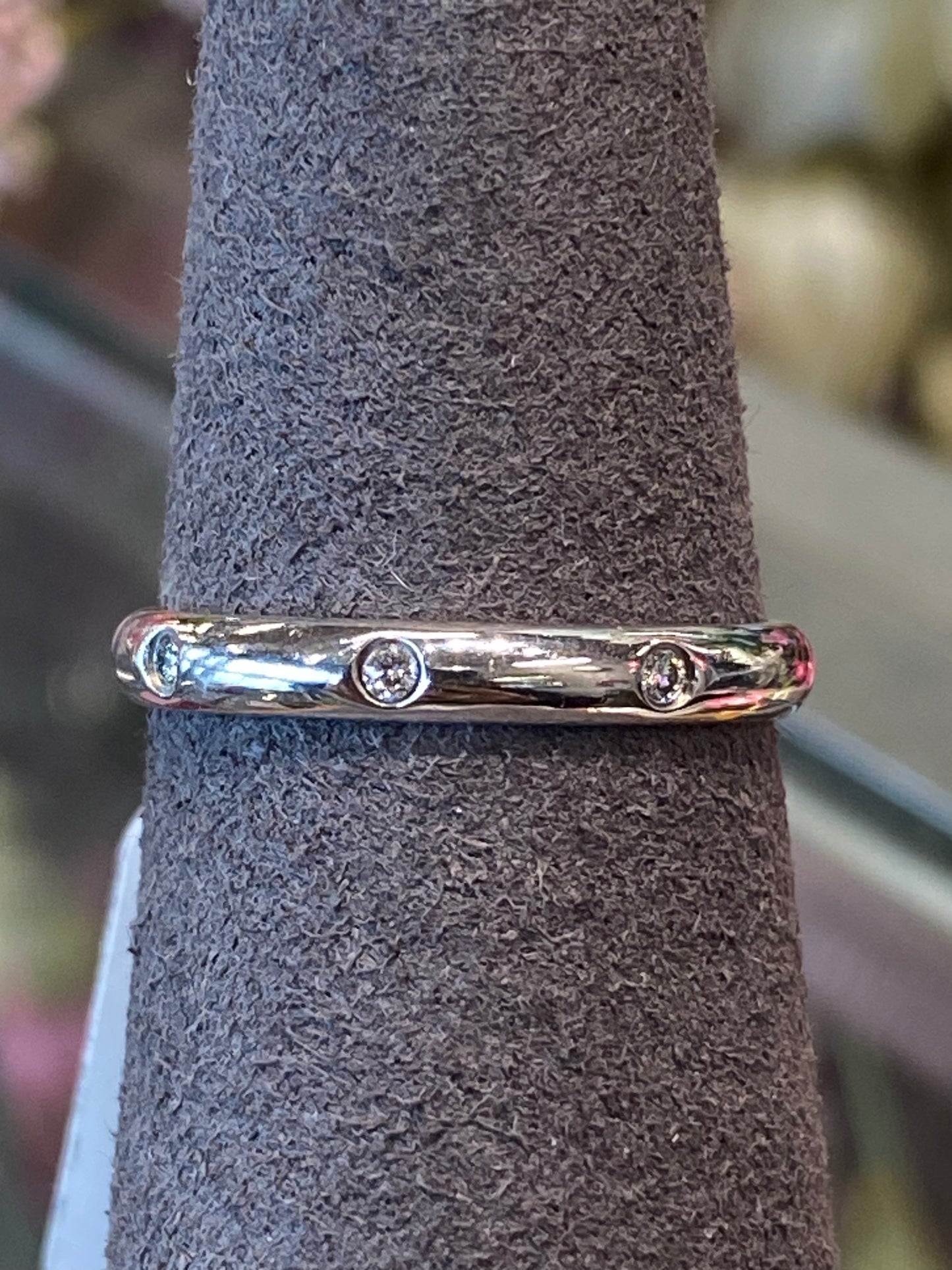 Platinum Cartier Diamond Band