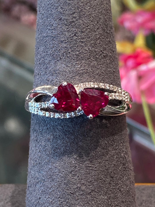 10k White Gold Ring