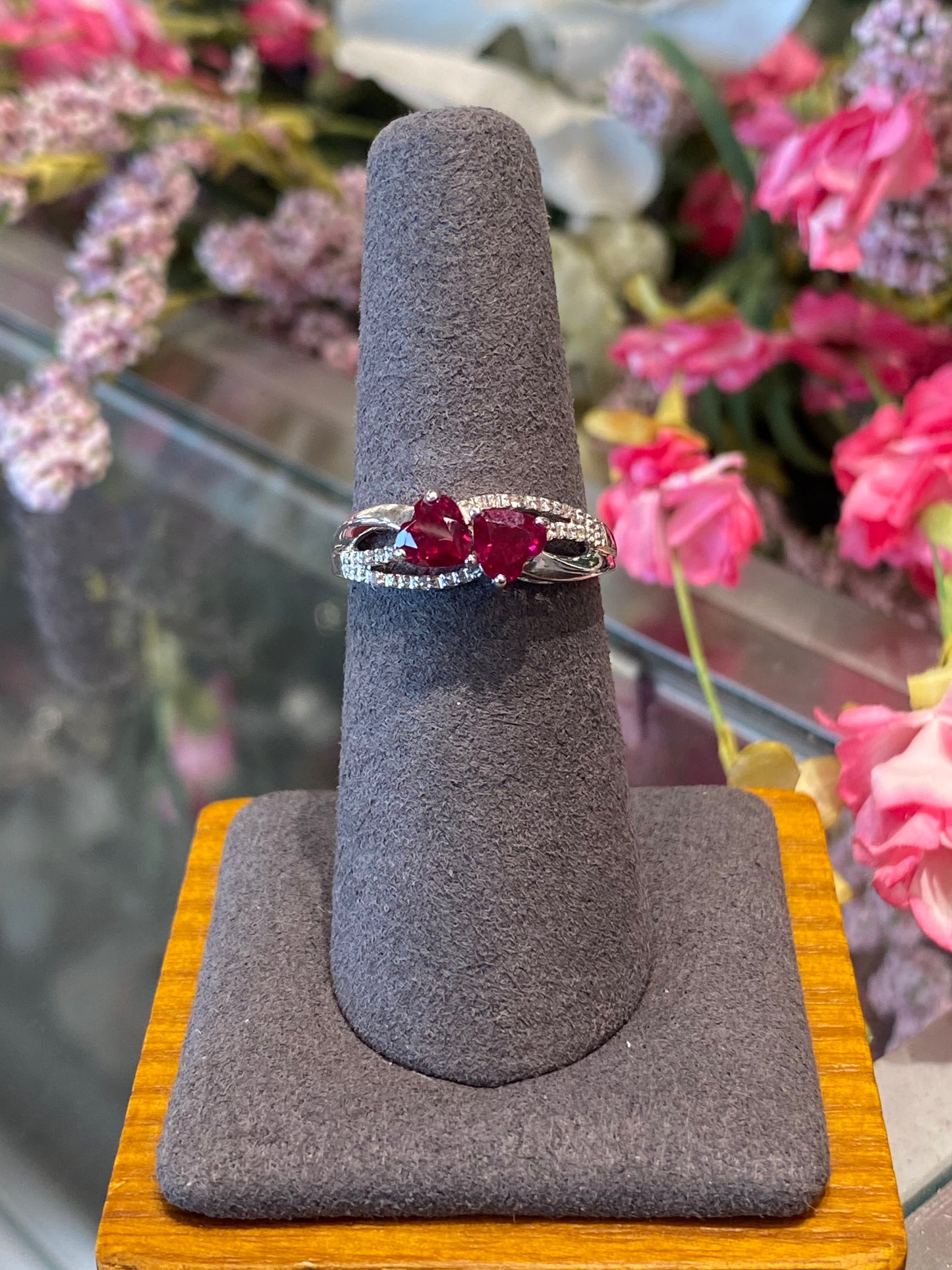 10k White Gold Ring