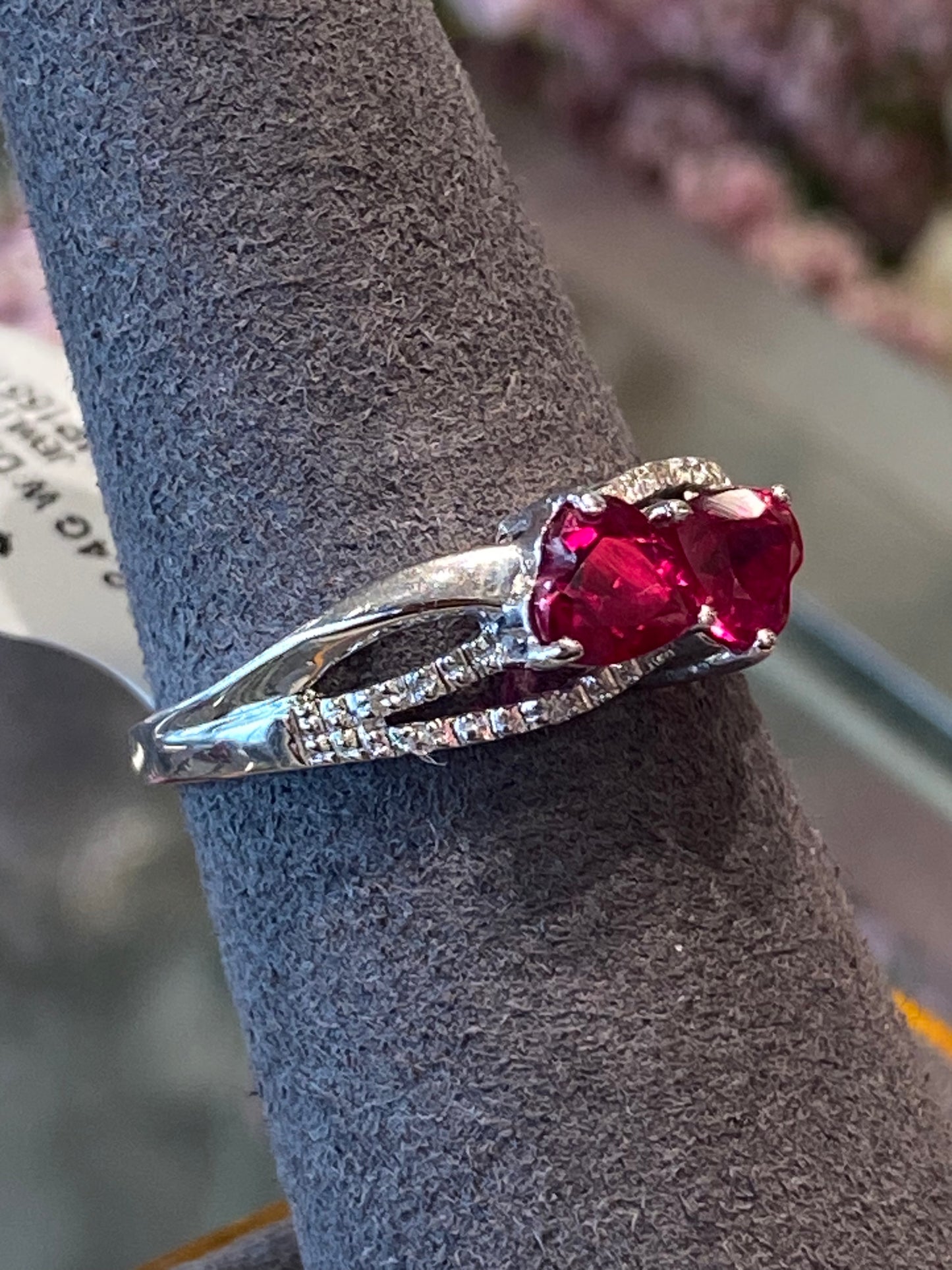 10k White Gold Ring