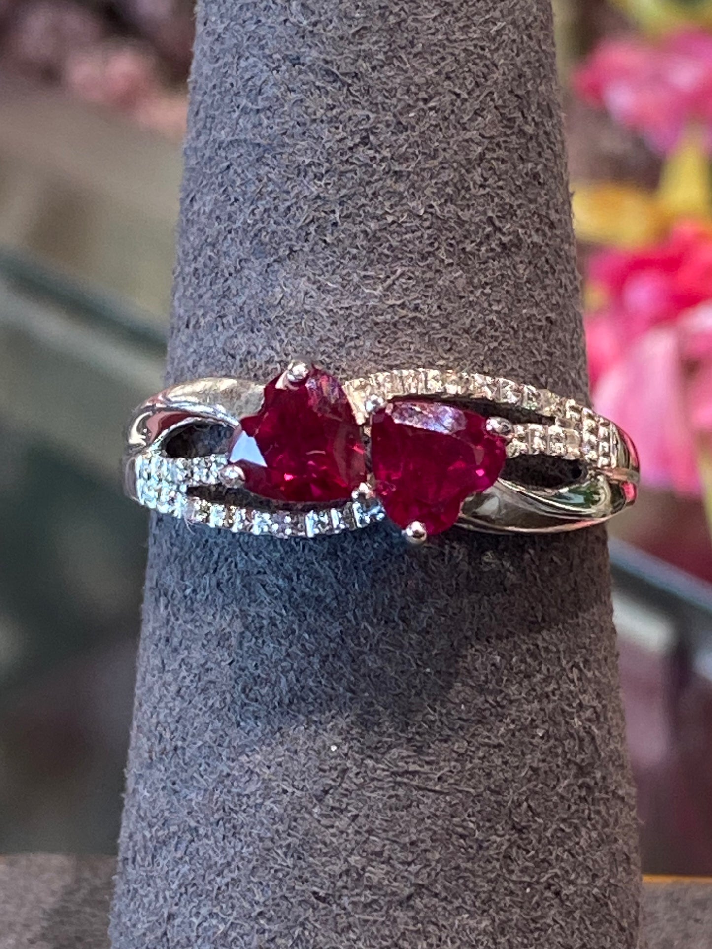 10k White Gold Ring