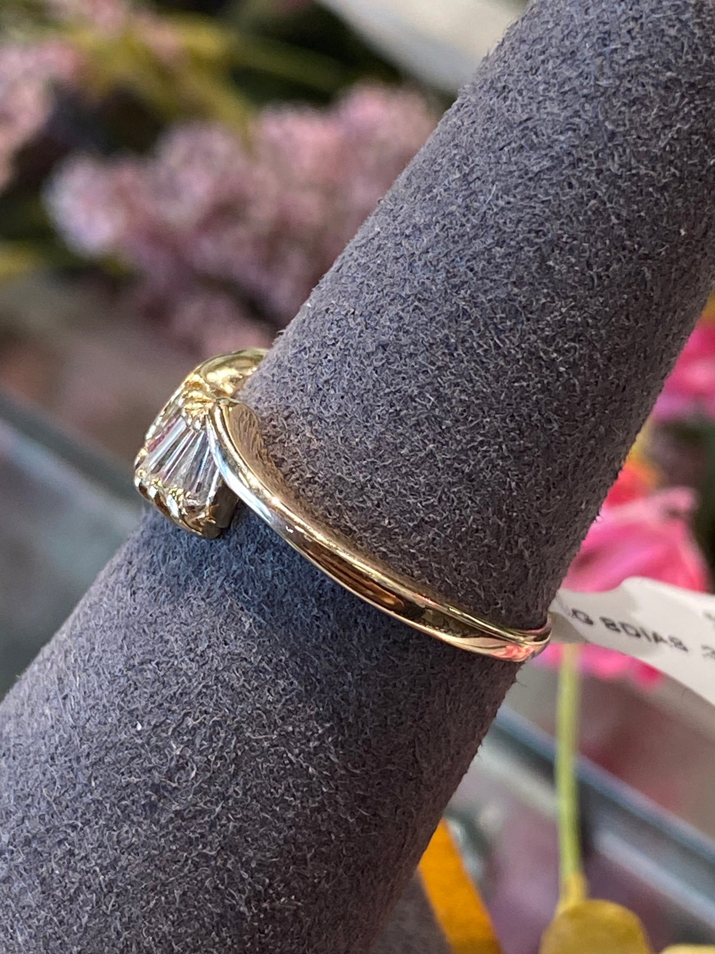 14k Yellow Gold Diamond Ring