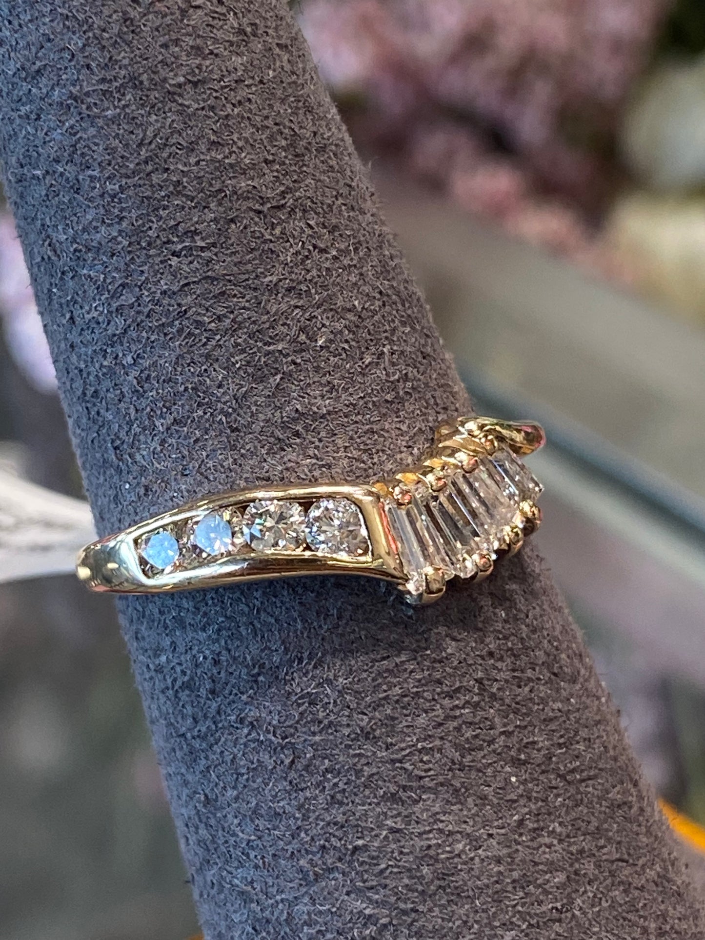 14k Yellow Gold Diamond Ring