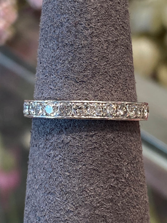 Platinum Diamond Eternity Band