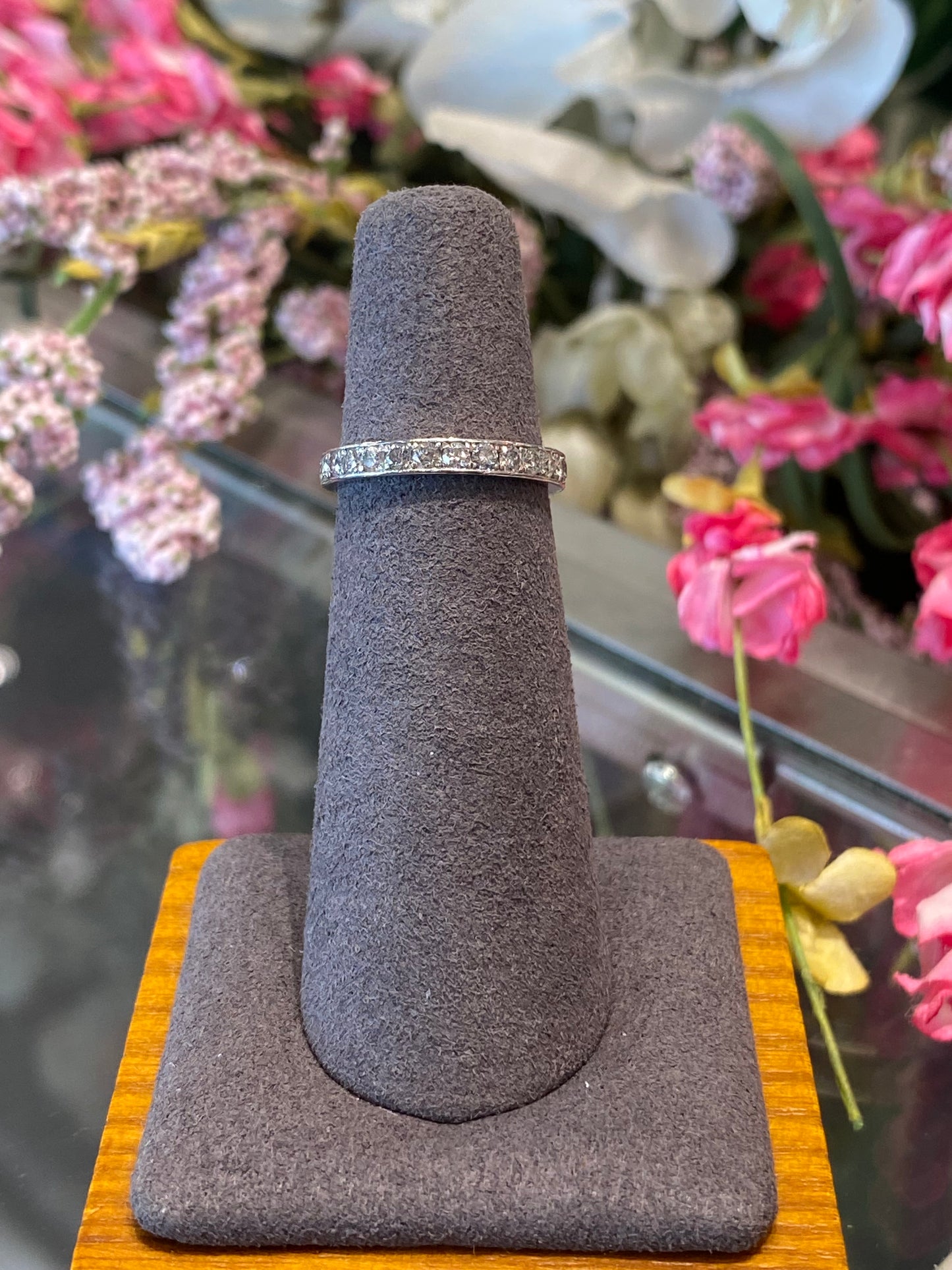 Platinum Diamond Eternity Band