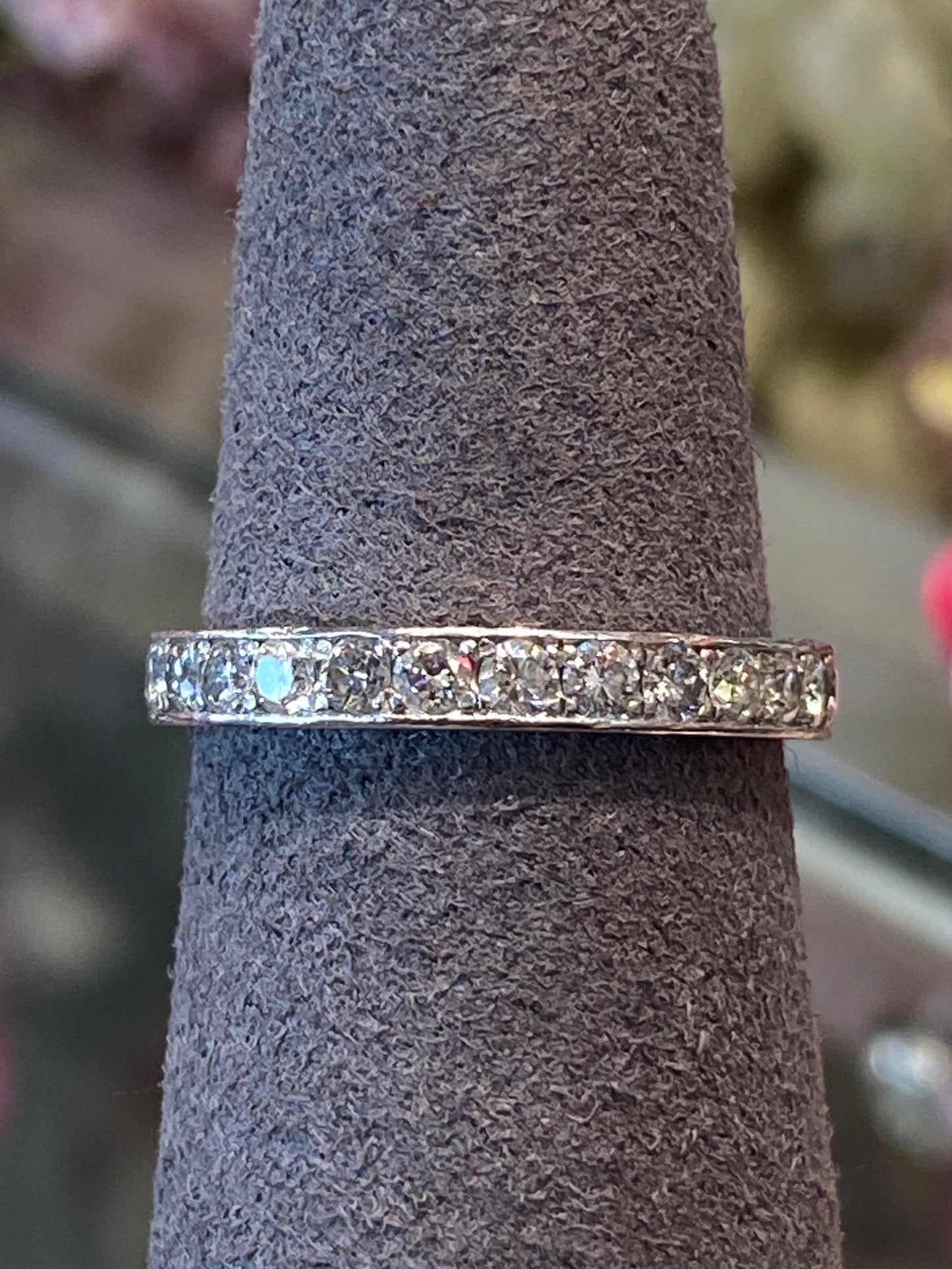Platinum Diamond Eternity Band