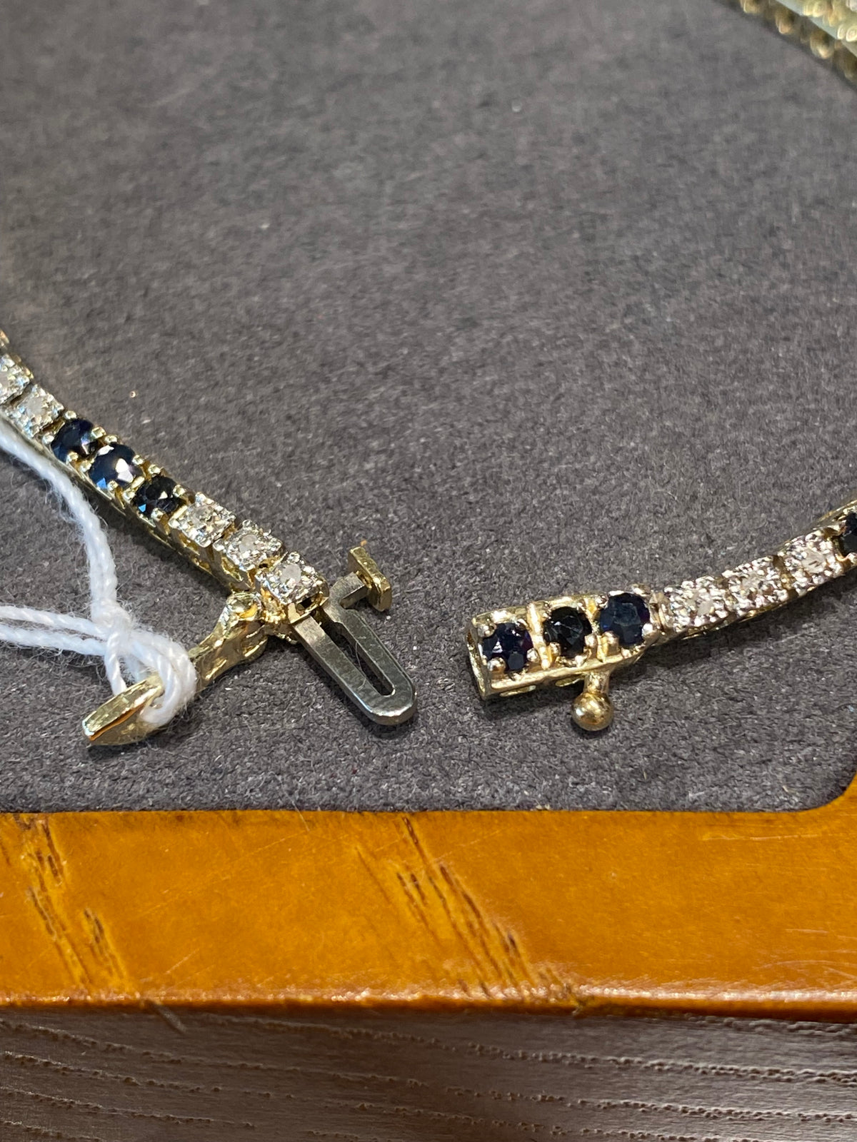 14k Two Tone Tennis Bracelet