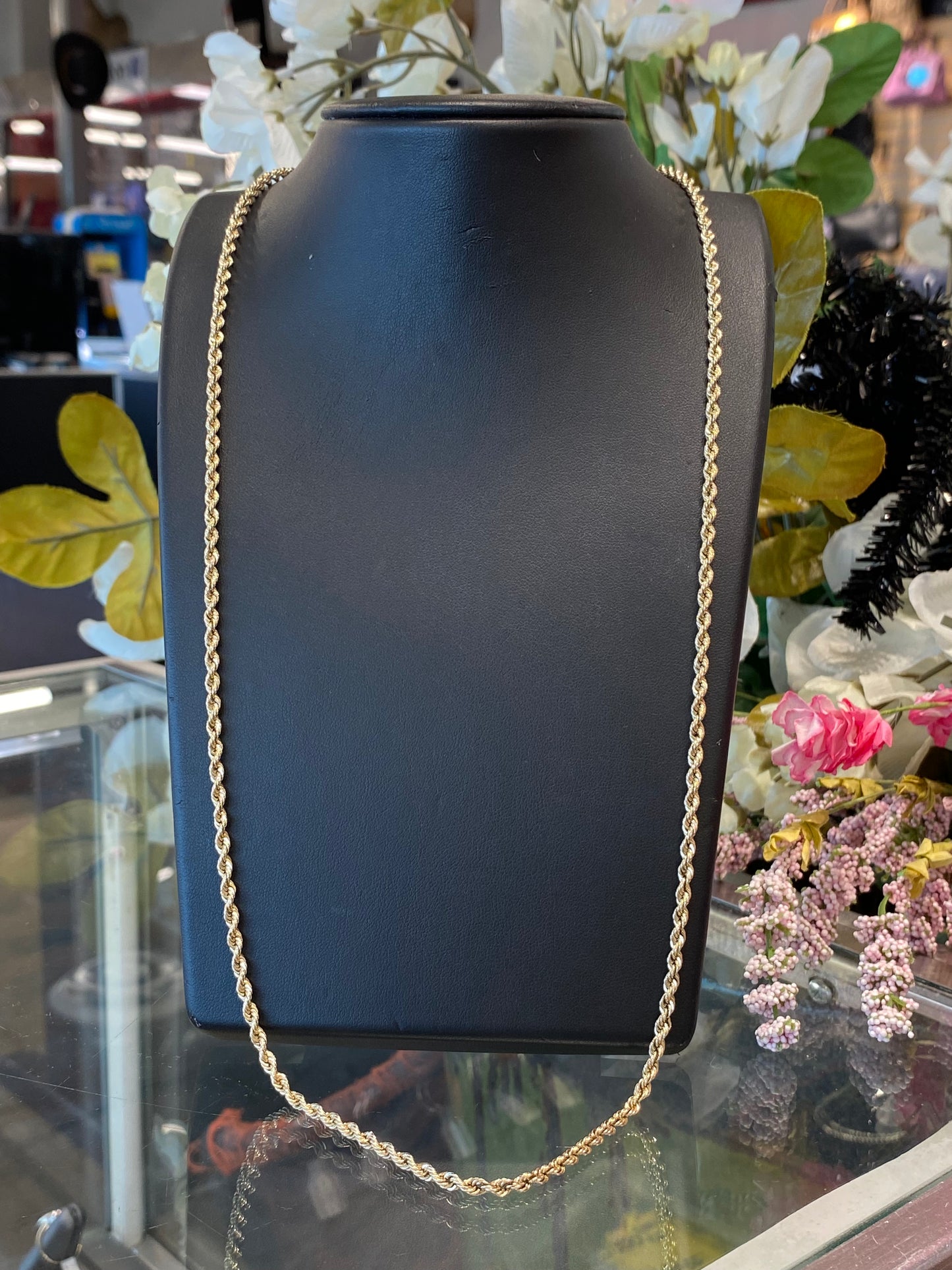 14k Yellow Gold Rope Chain