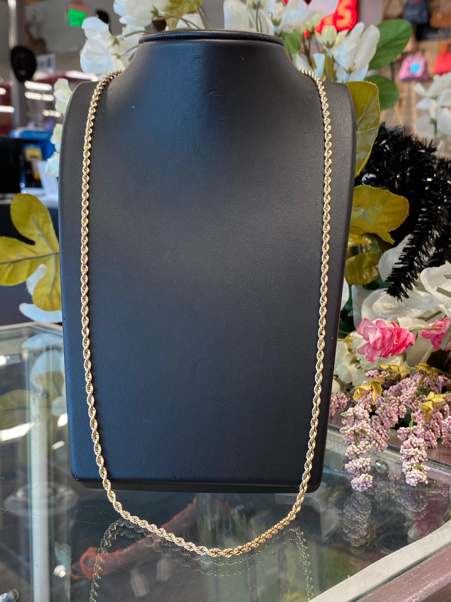 14k Yellow Gold Rope Chain