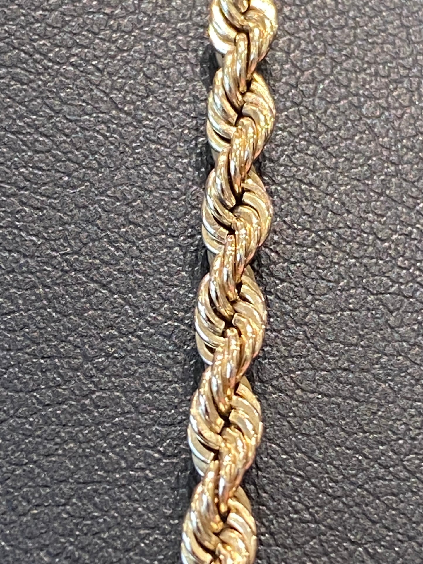 14k Yellow Gold Rope Chain