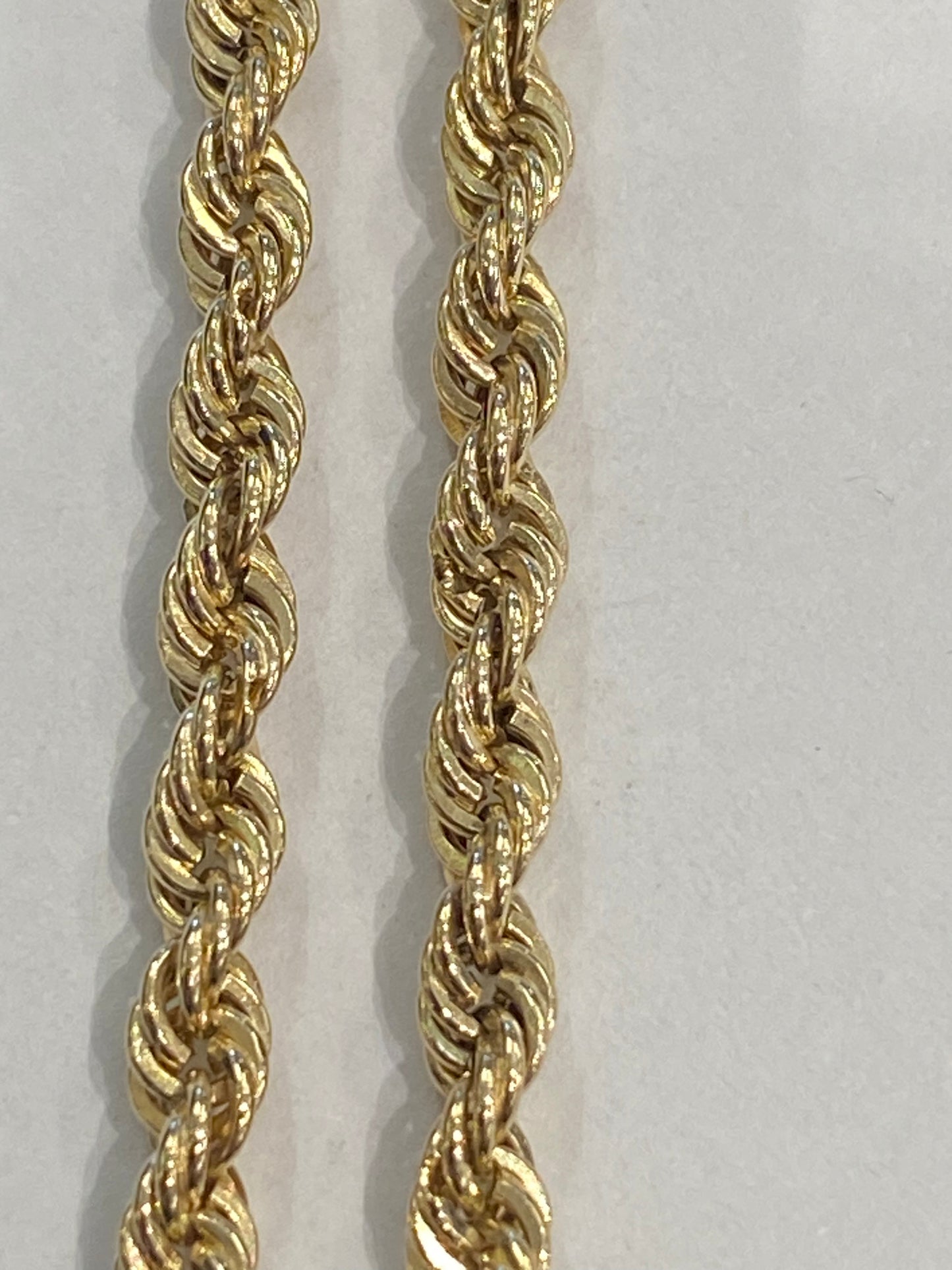 14k Yellow Gold Rope Chain
