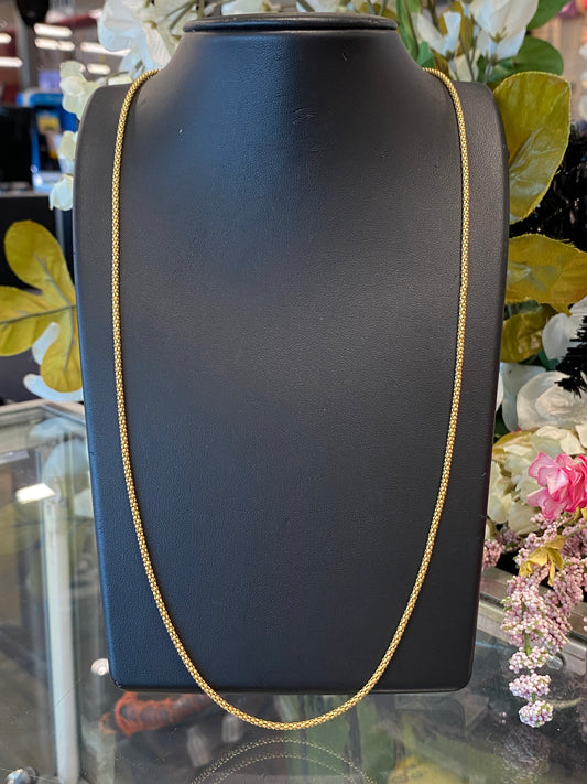 925 Silver Gold Plated Chain