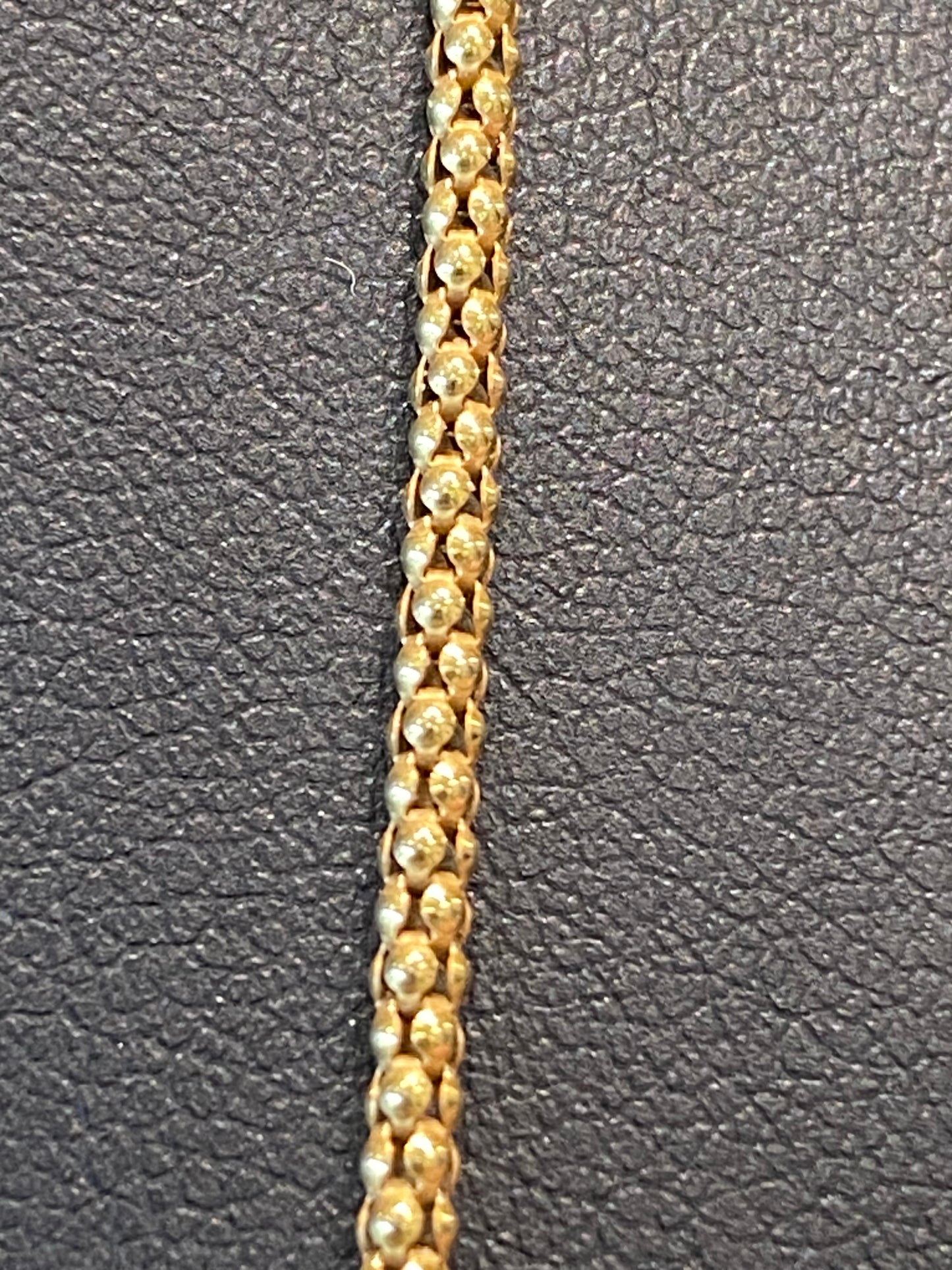 925 Silver Gold Plated Chain