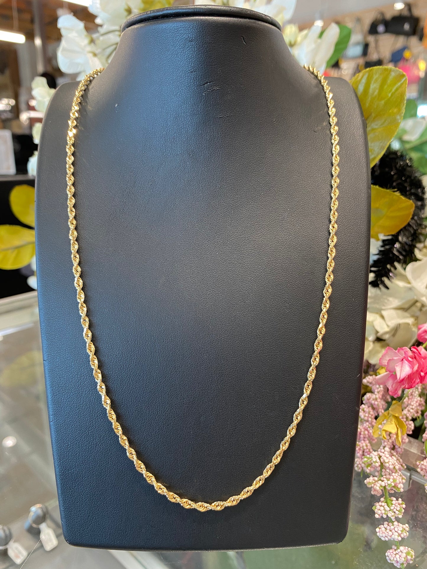 14k Yellow Gold Rope Chain