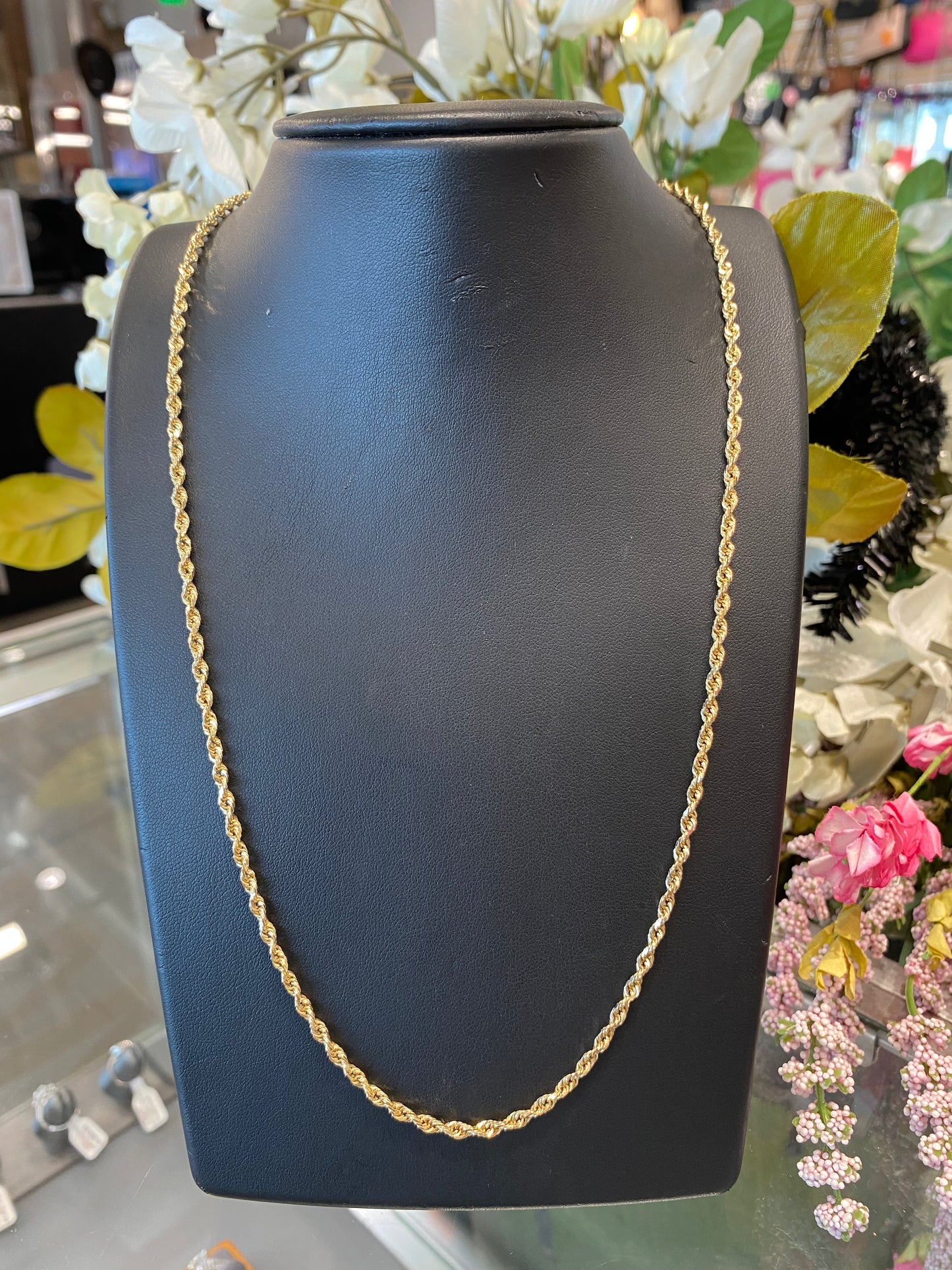 14k Yellow Gold Rope Chain