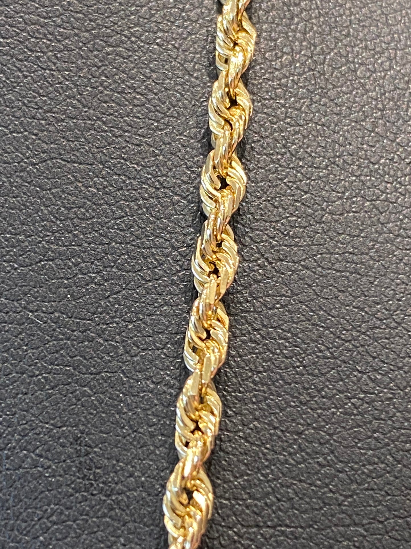 14k Yellow Gold Rope Chain