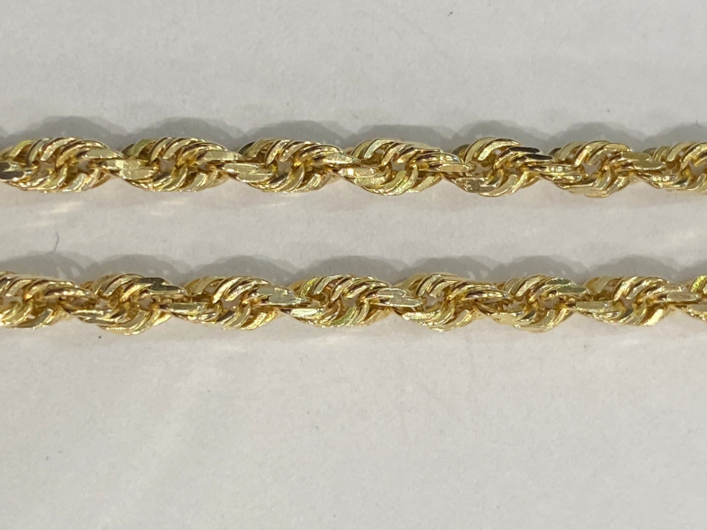 14k Yellow Gold Rope Chain