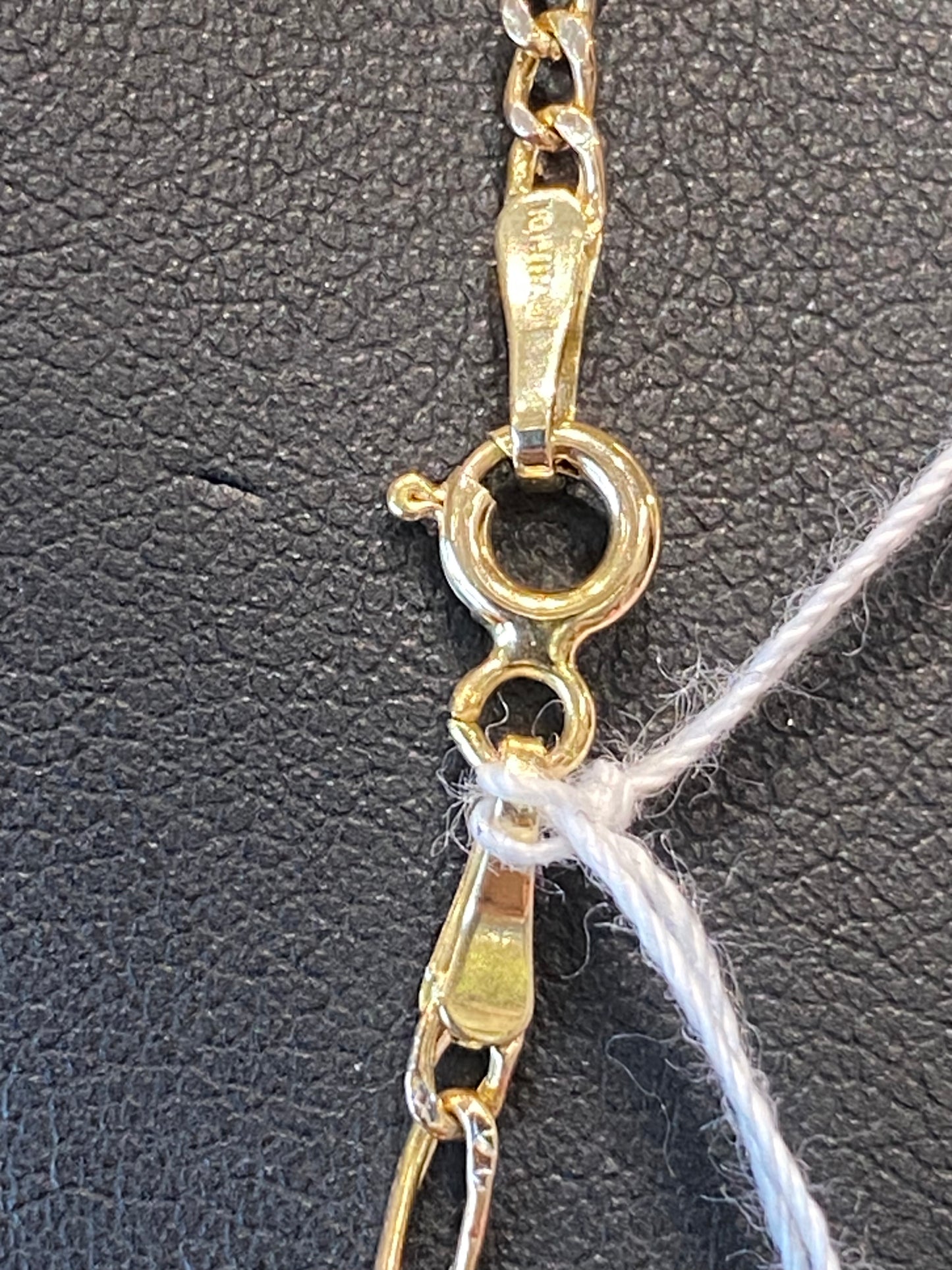 10k Two Tone Fígaro Chain