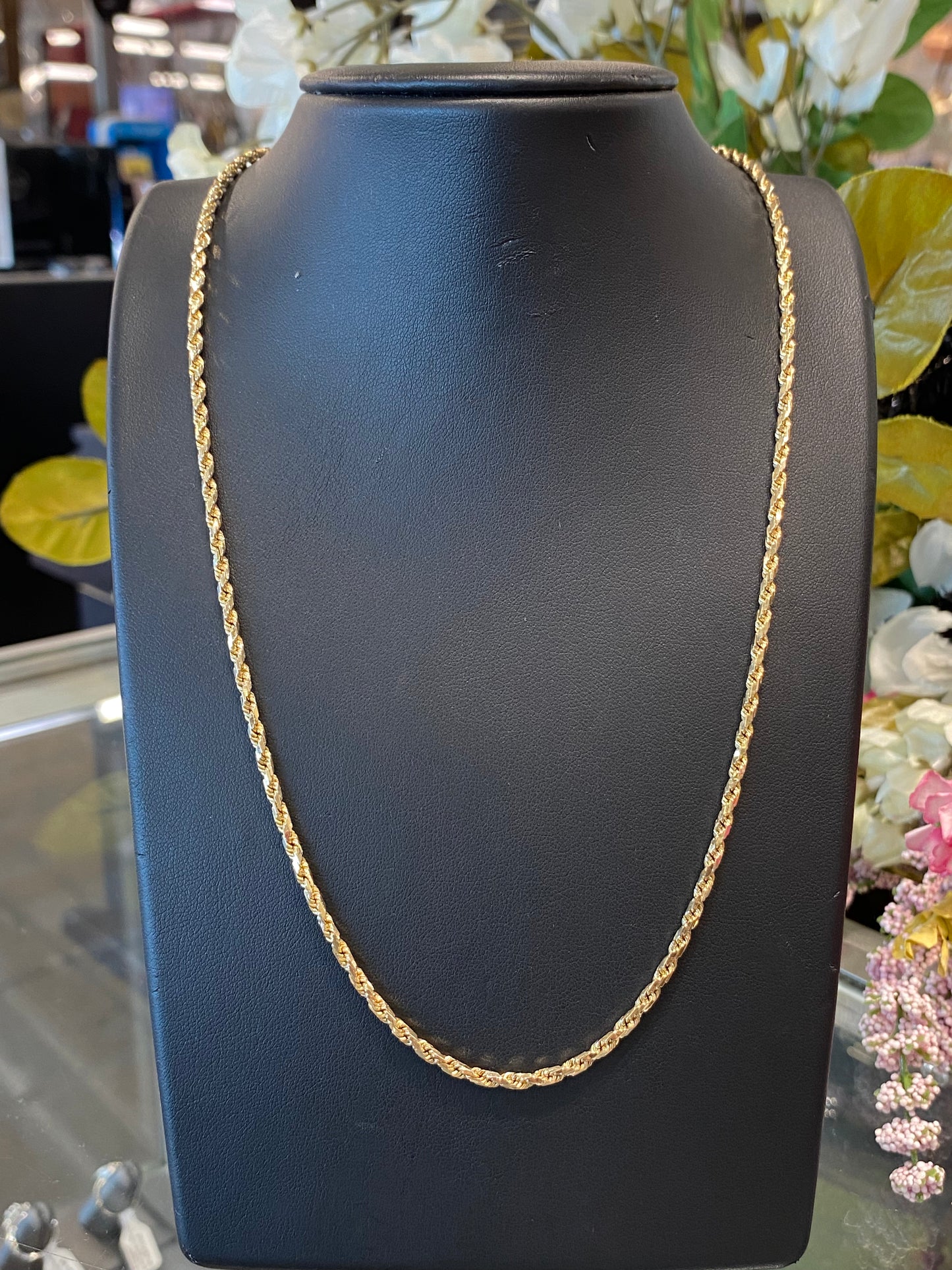 14k Yellow Gold Rope Chain