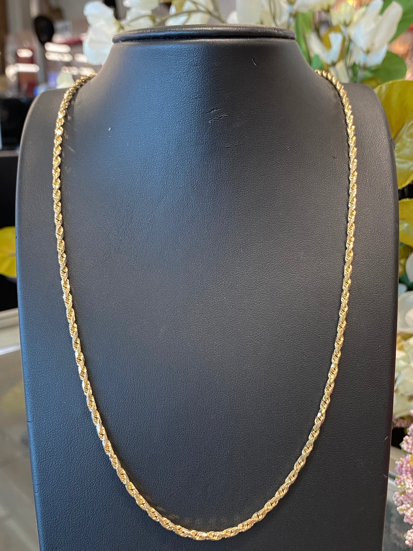 14k Yellow Gold Rope Chain