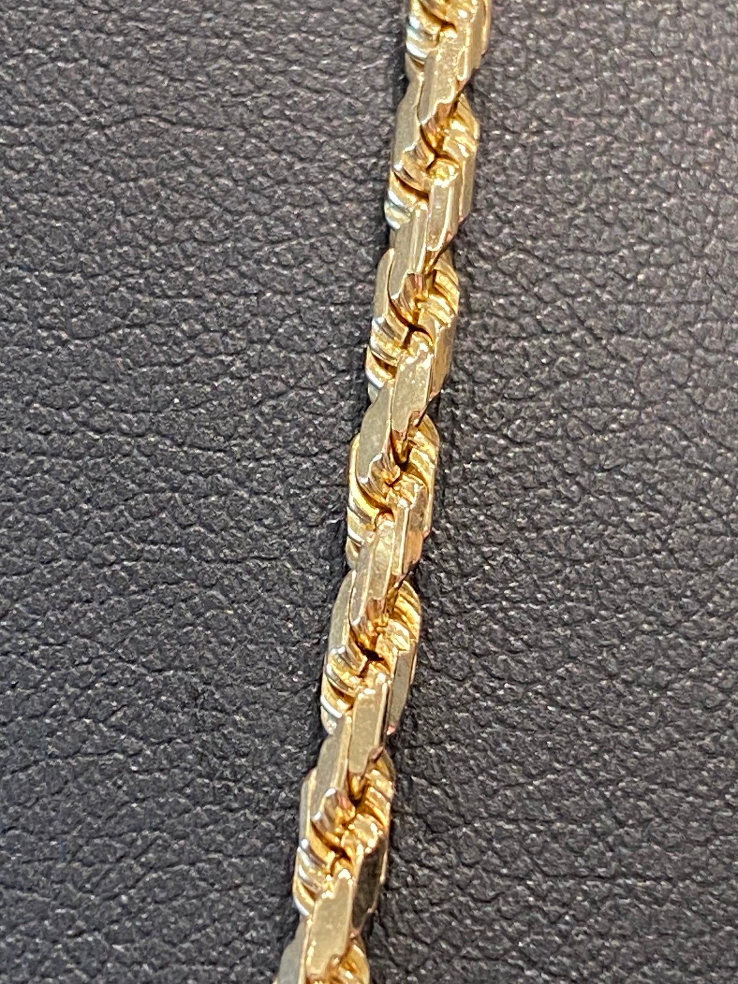 14k Yellow Gold Rope Chain