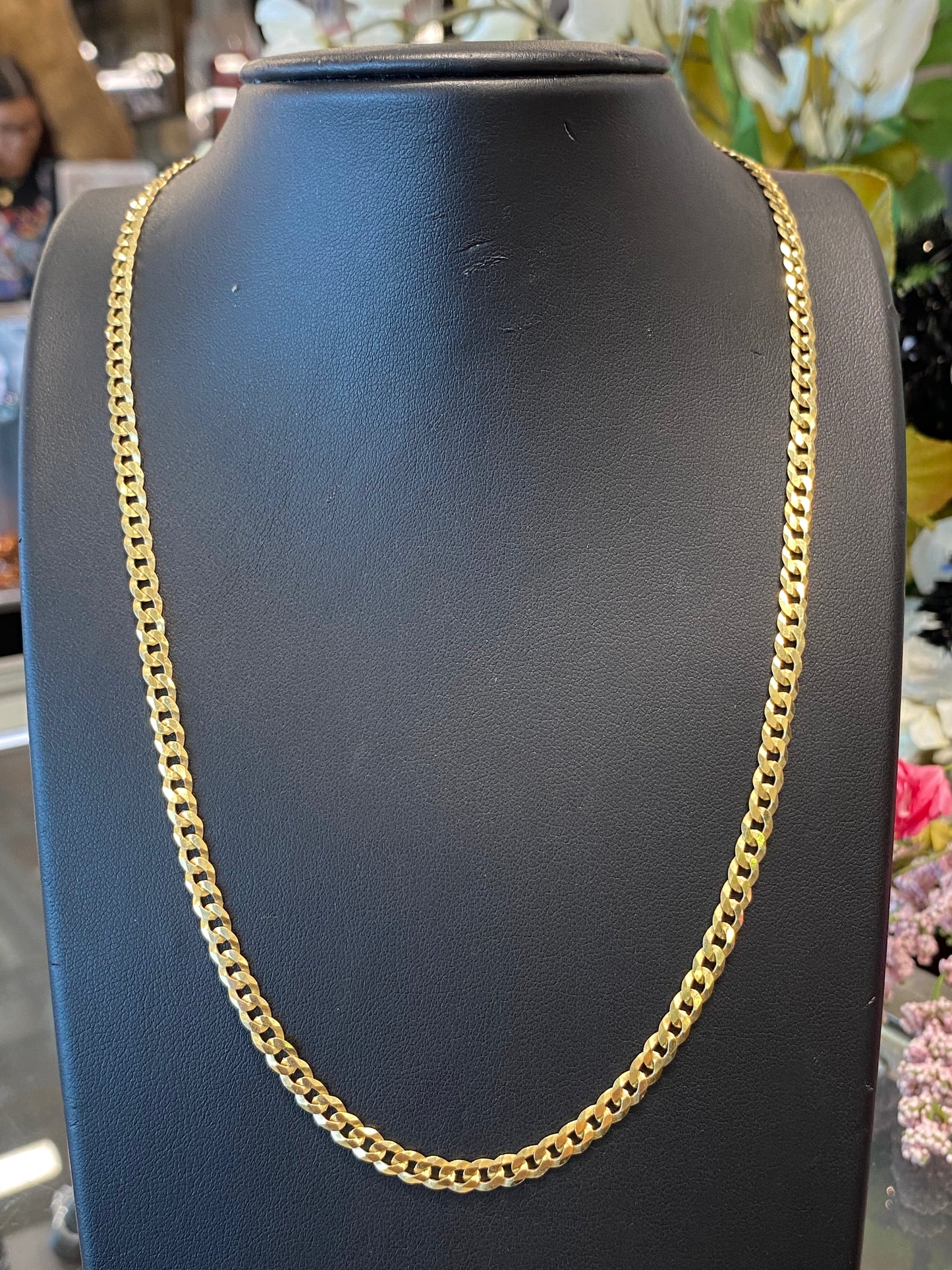 925 Silver Gold Plated Chain