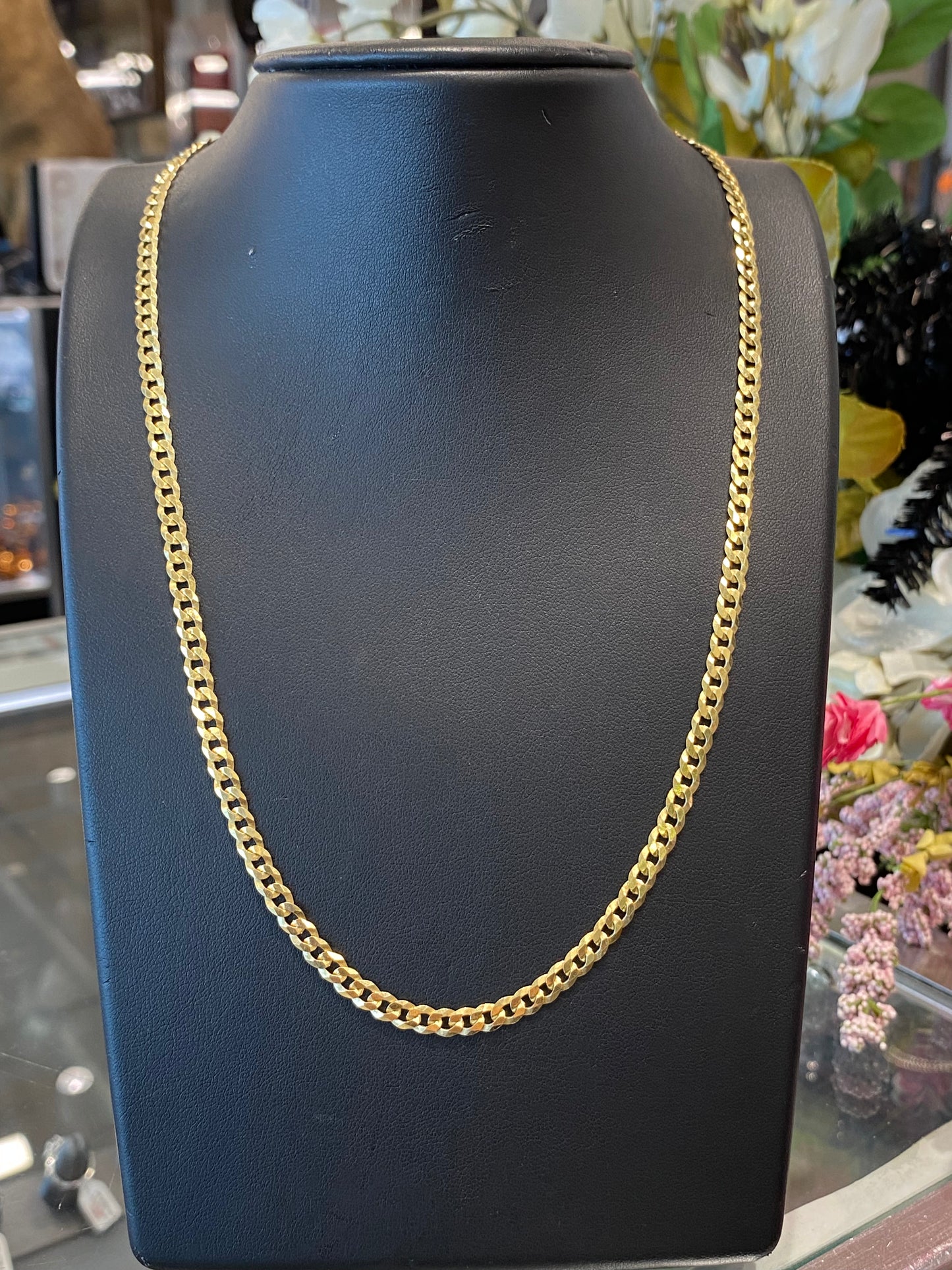925 Silver Gold Plated Chain